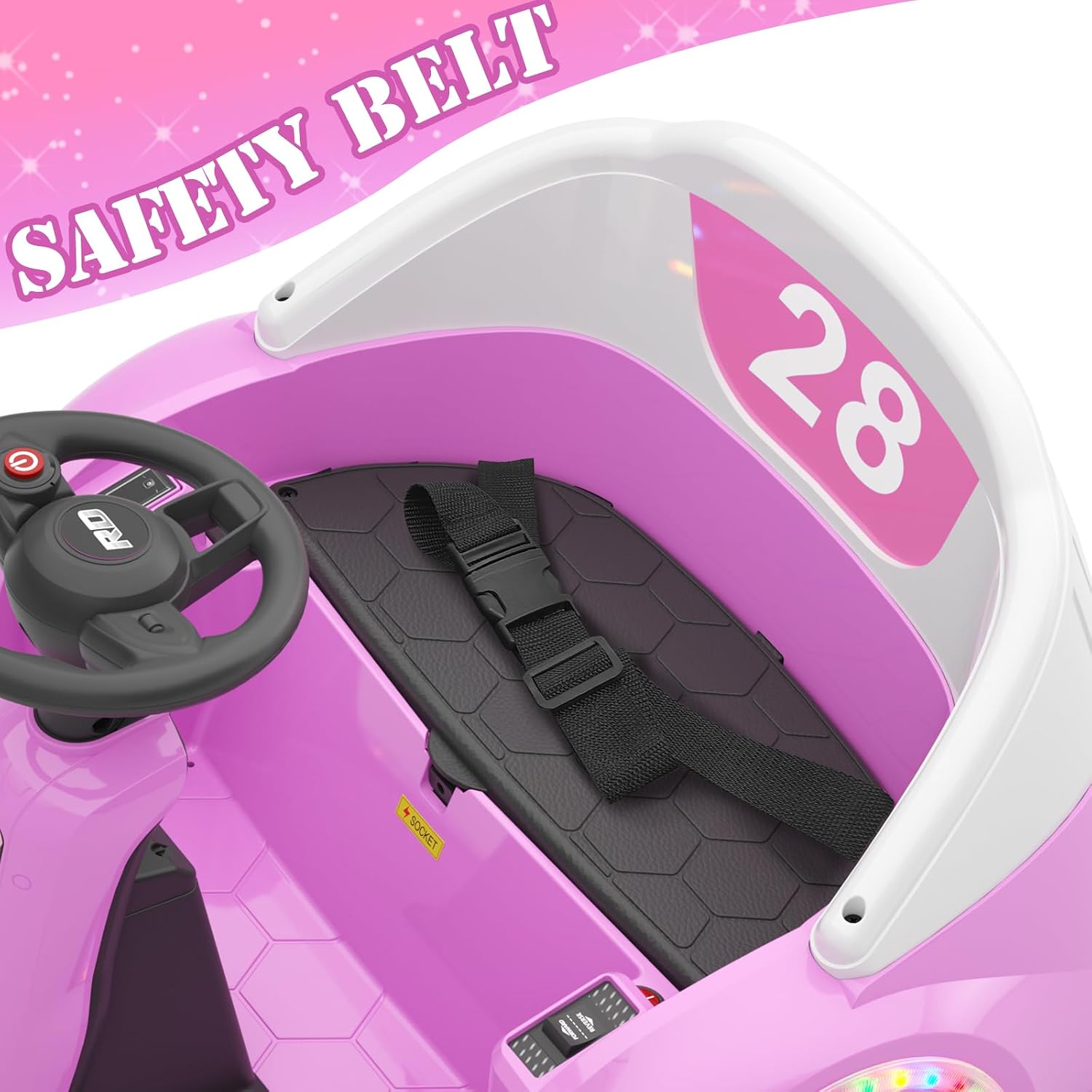 Parent using remote control for XJD 12V Baby Bumper Car