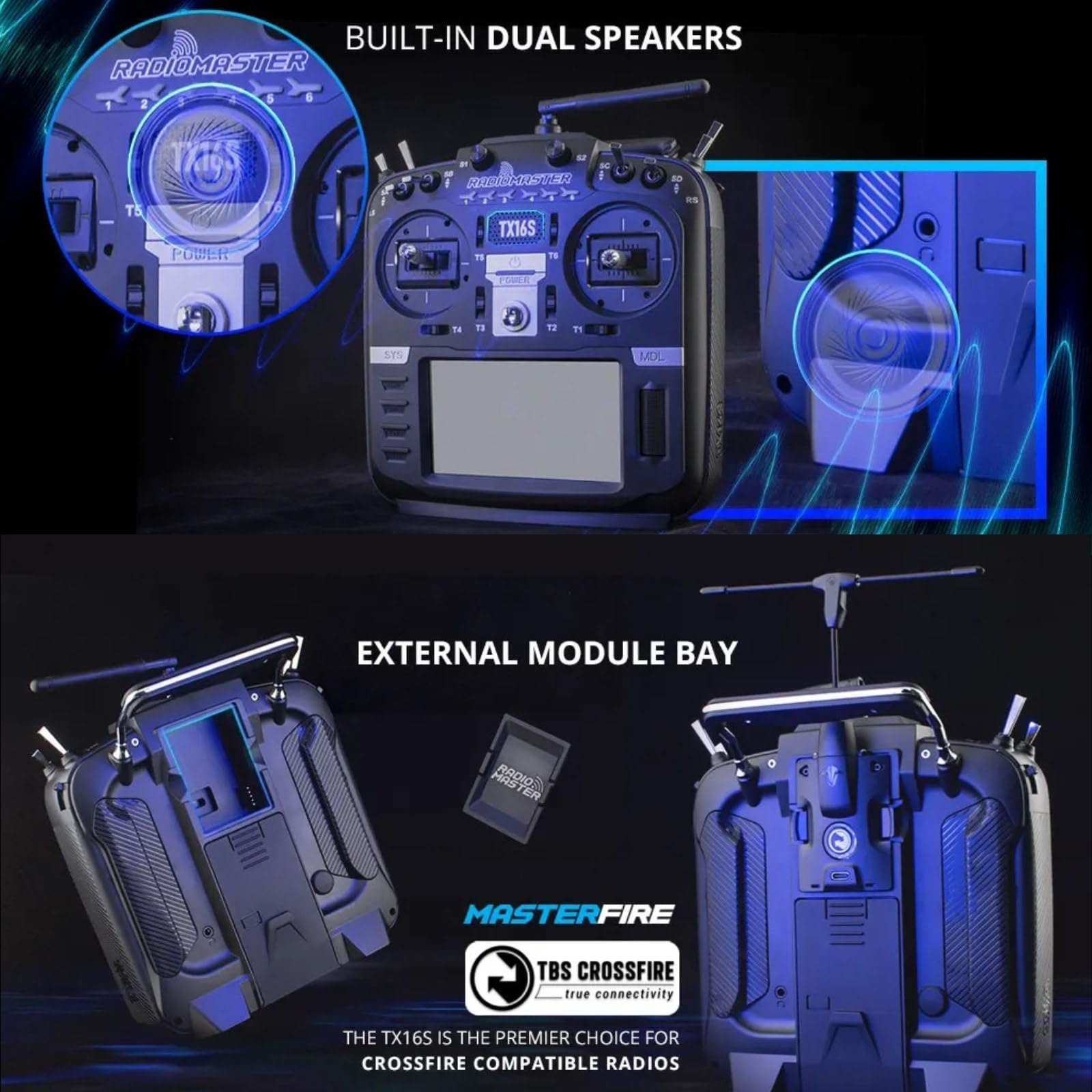 Amazon.com: HTLNUZD RadioMaster TX16S MKII V4.0 RC Transmitter