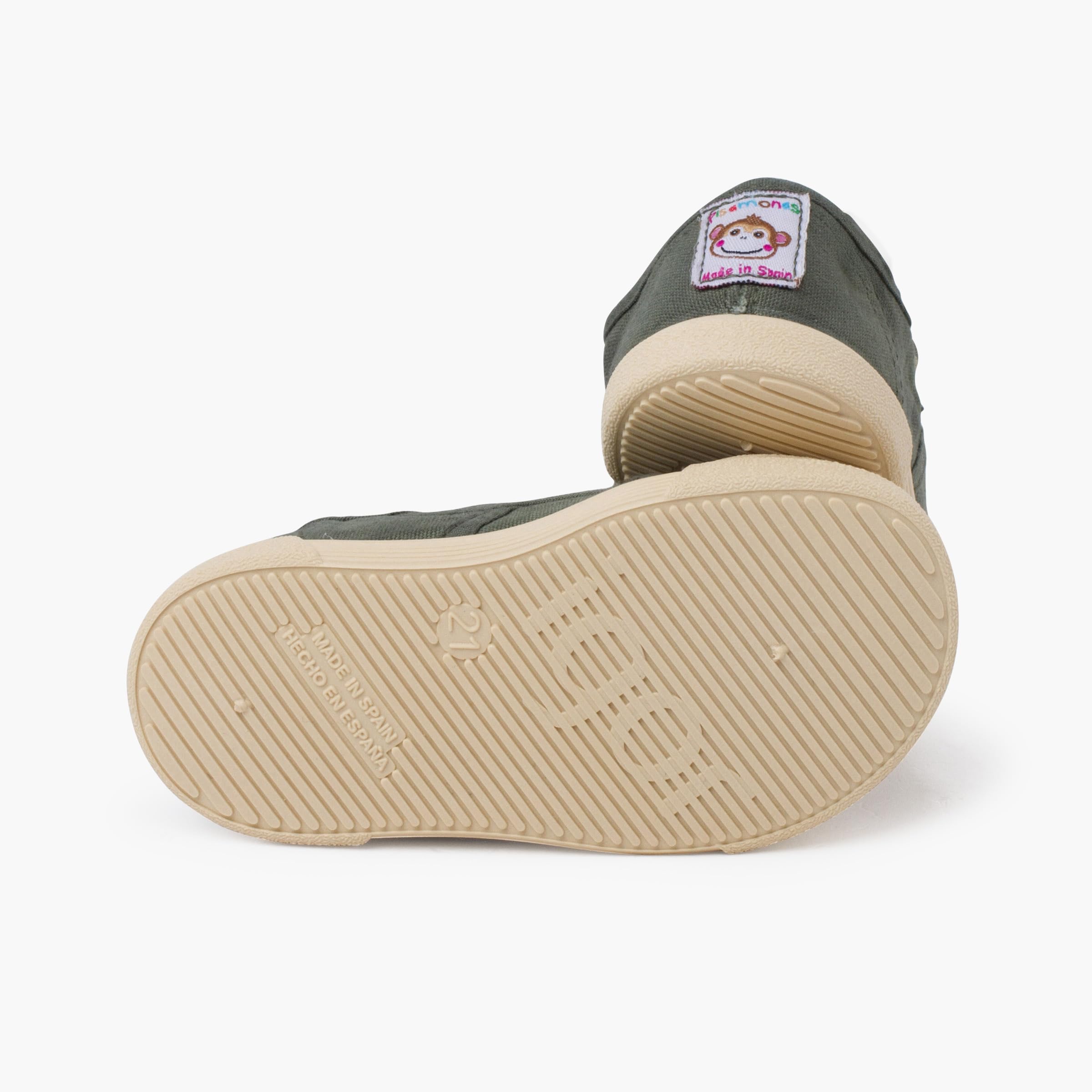 Pisamonas Zapatillas Puntera Barefoot Cierre Adherente Misurare 29 Colore Verde Muschio