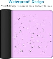 Vista 44 de Dapesuom Alfombrilla grande para mouse, alfombrilla de mouse para juegos extendida con bordes cosidos, alfombrillas de escritorio de tamaño completo