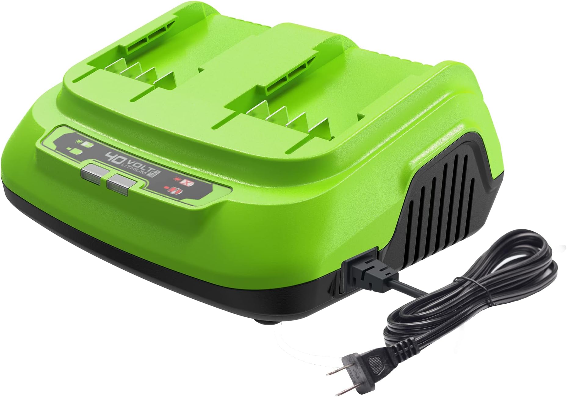 Greenworks40V 8A Dual Port Rapid Charger(Genuine Greenworks Charger)