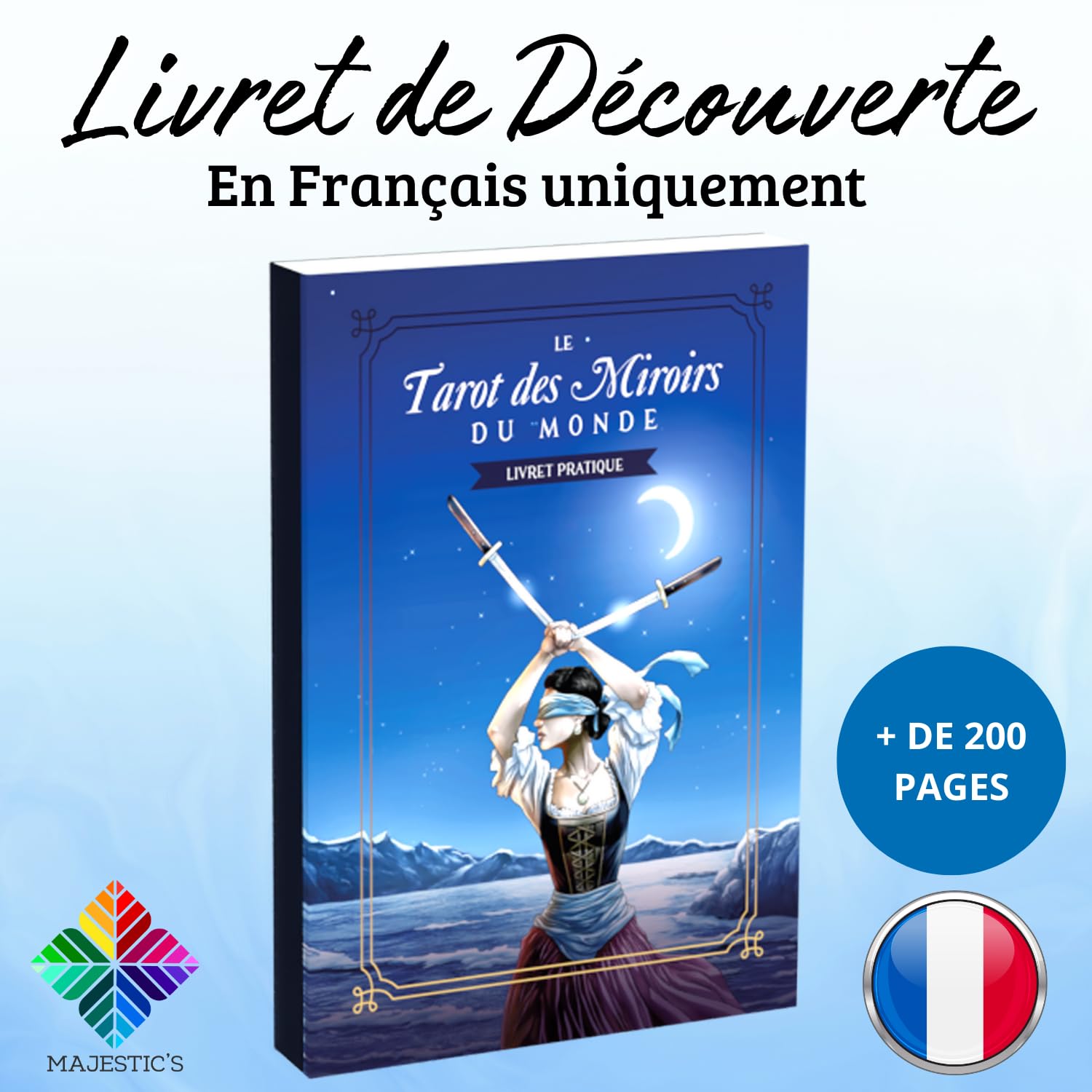 I Tarocchi degli specchi del mondo (SOLO IN FRANCESE) - 78 carte illustrate + libretto (in FRANCESE) - Rinnova con immagini incarnate, vibranti, umane, che risuonano con il mondo... e con voi!