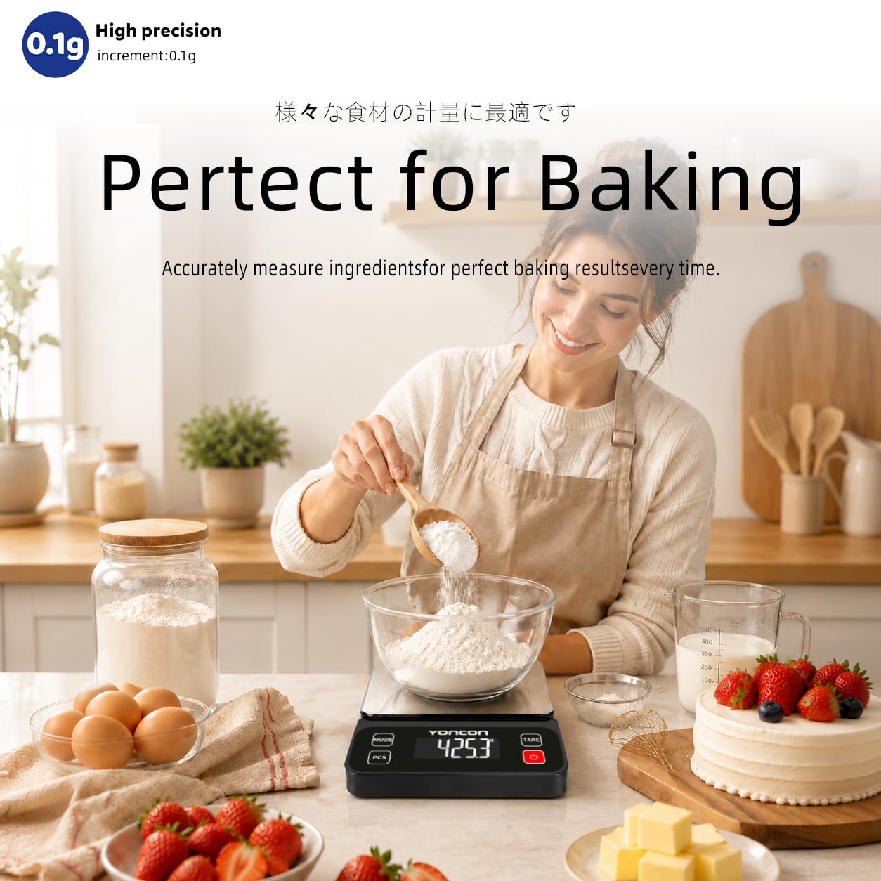 Digital Food Scale - 11lb Precision -8