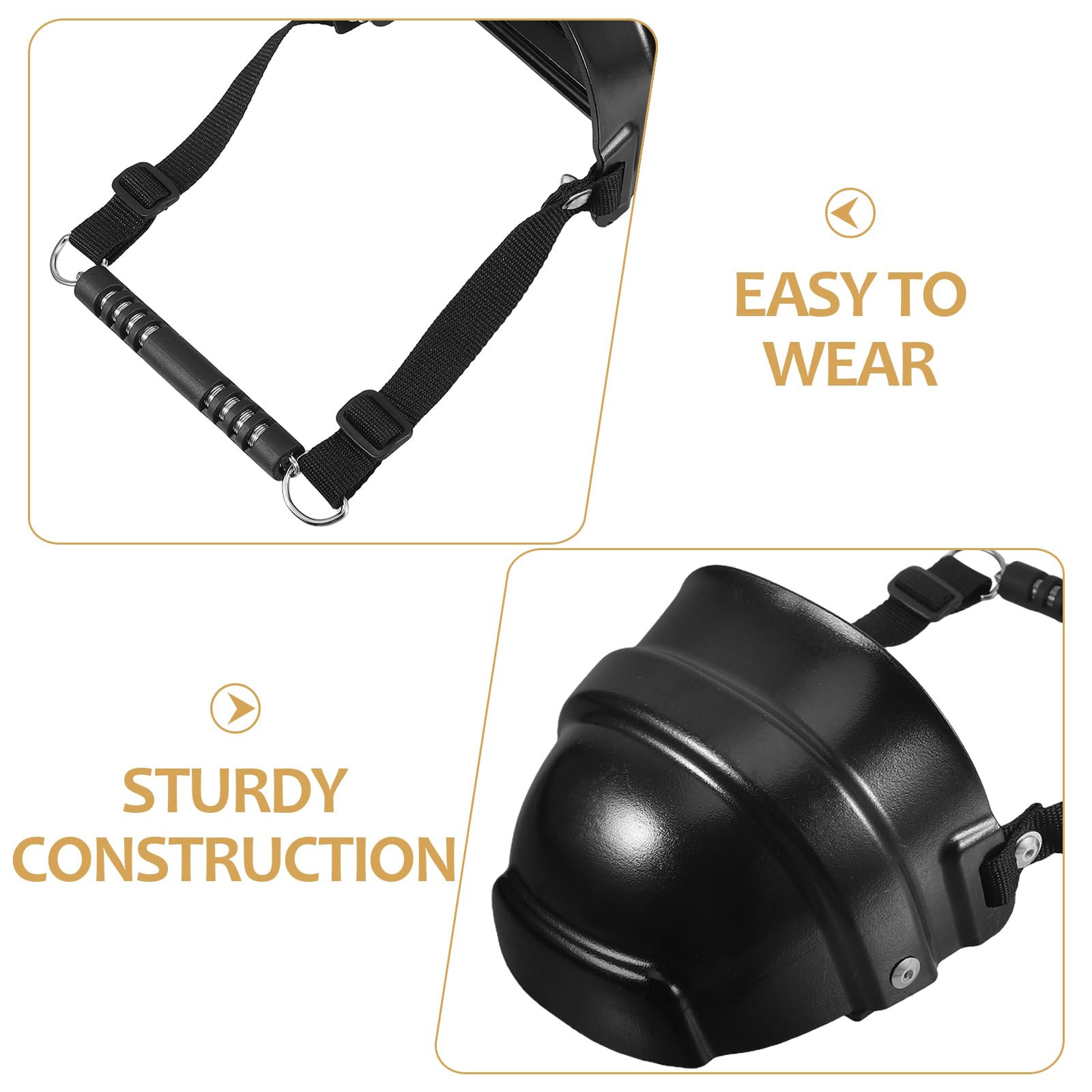 1 paire de protections d'orteils en plastique avec sangles réglables - Taille universelle pour homme et femme