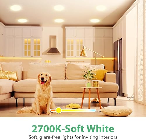 Miniatura 3 de Bombilla LED BR30, luces de inundación regulables para interiores CRI80 7 W equivalente a 65 W 2700 K, blanco suave, 650 lúmenes, bombillas