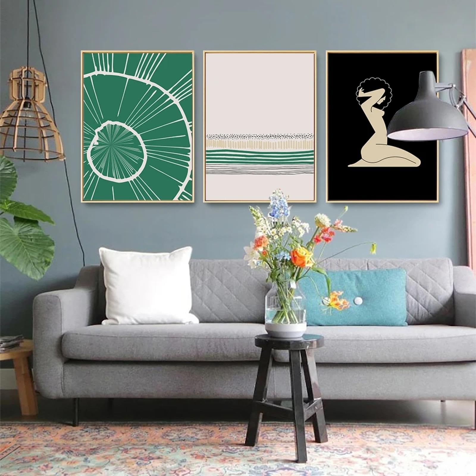 Peinture pour décoration de salon moderne : habillez vos murs vides