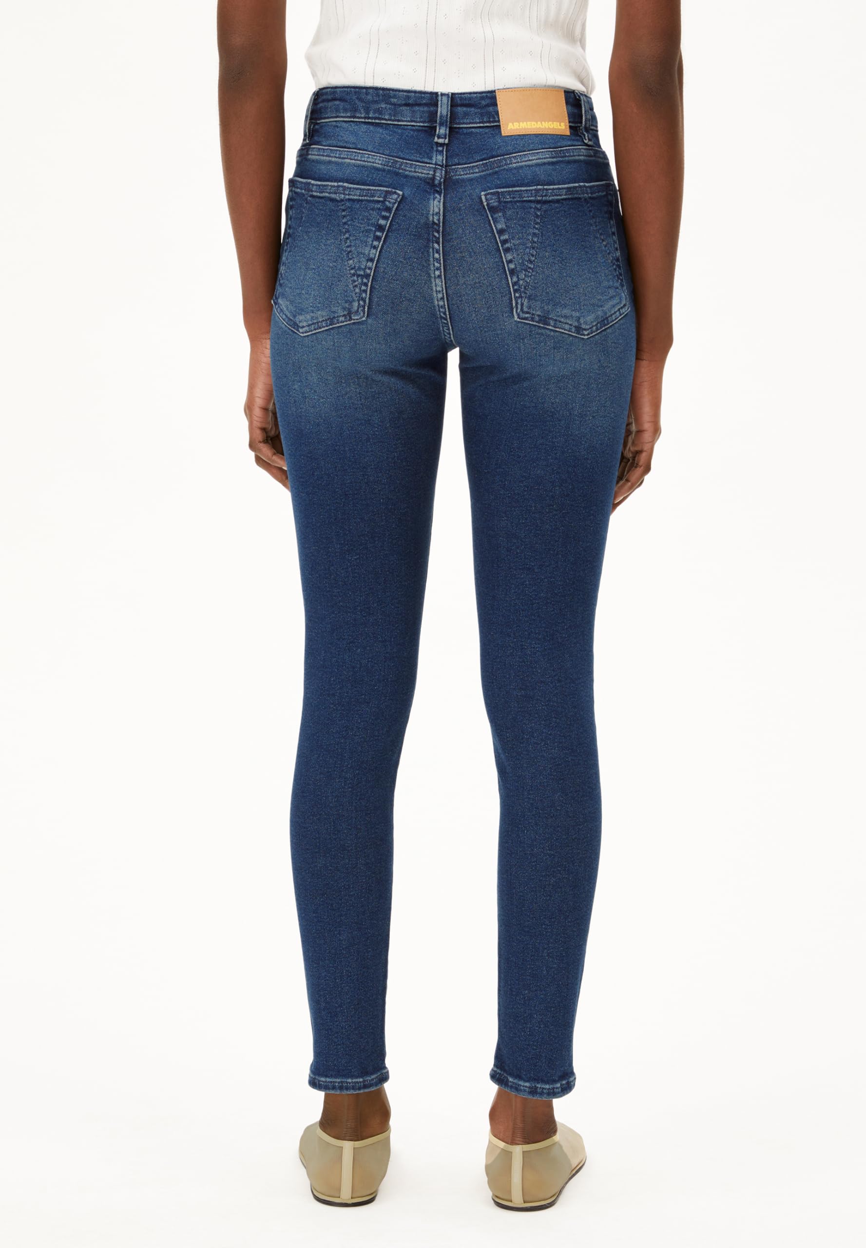 ARMEDANGELS Damen Skinny Jeans Mid Waist Bio-Baumwoll Mix X-Stretch TILLAA Skinny Fit