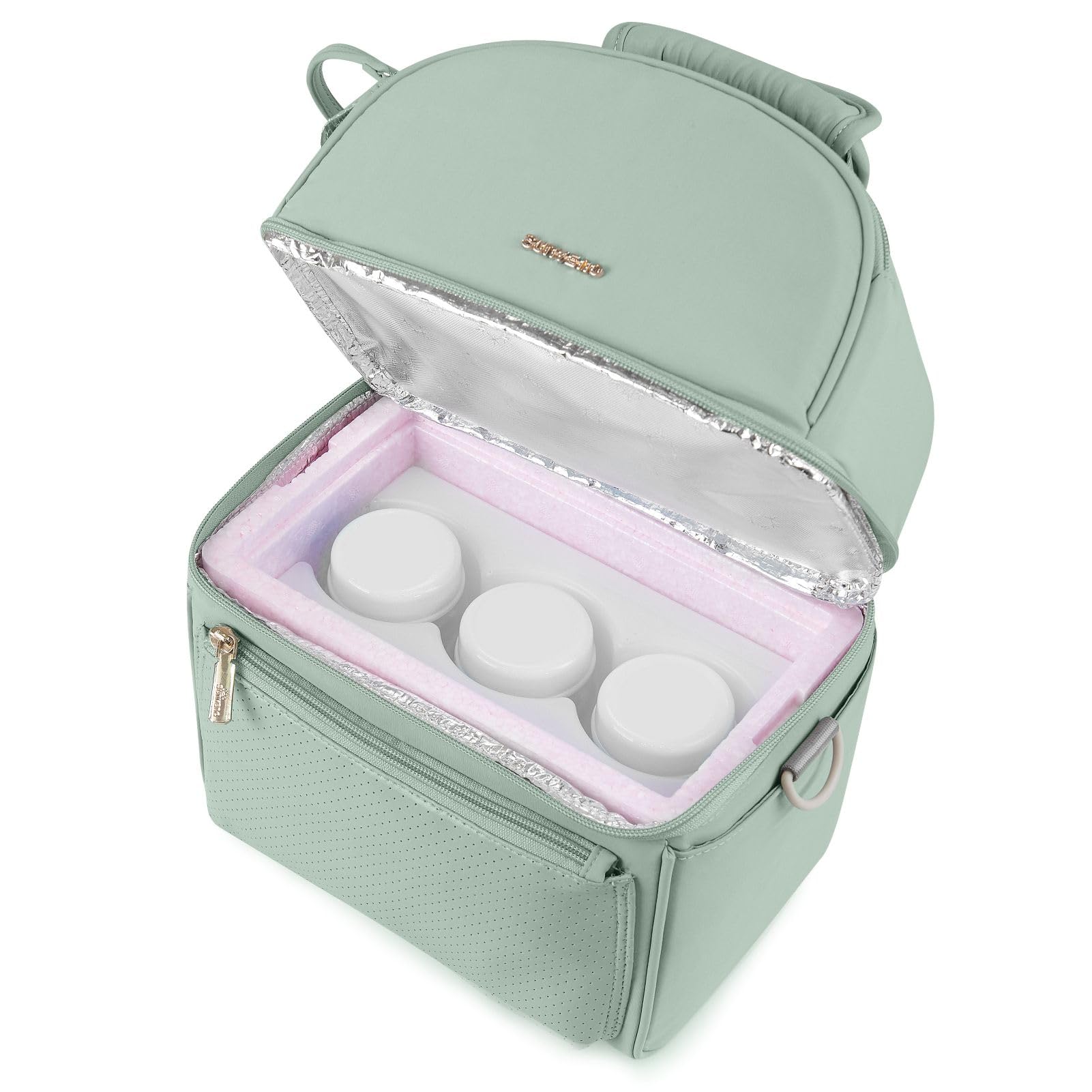 SUNVENO Sac isotherme pour lait maternel avec boîte isolante amovible