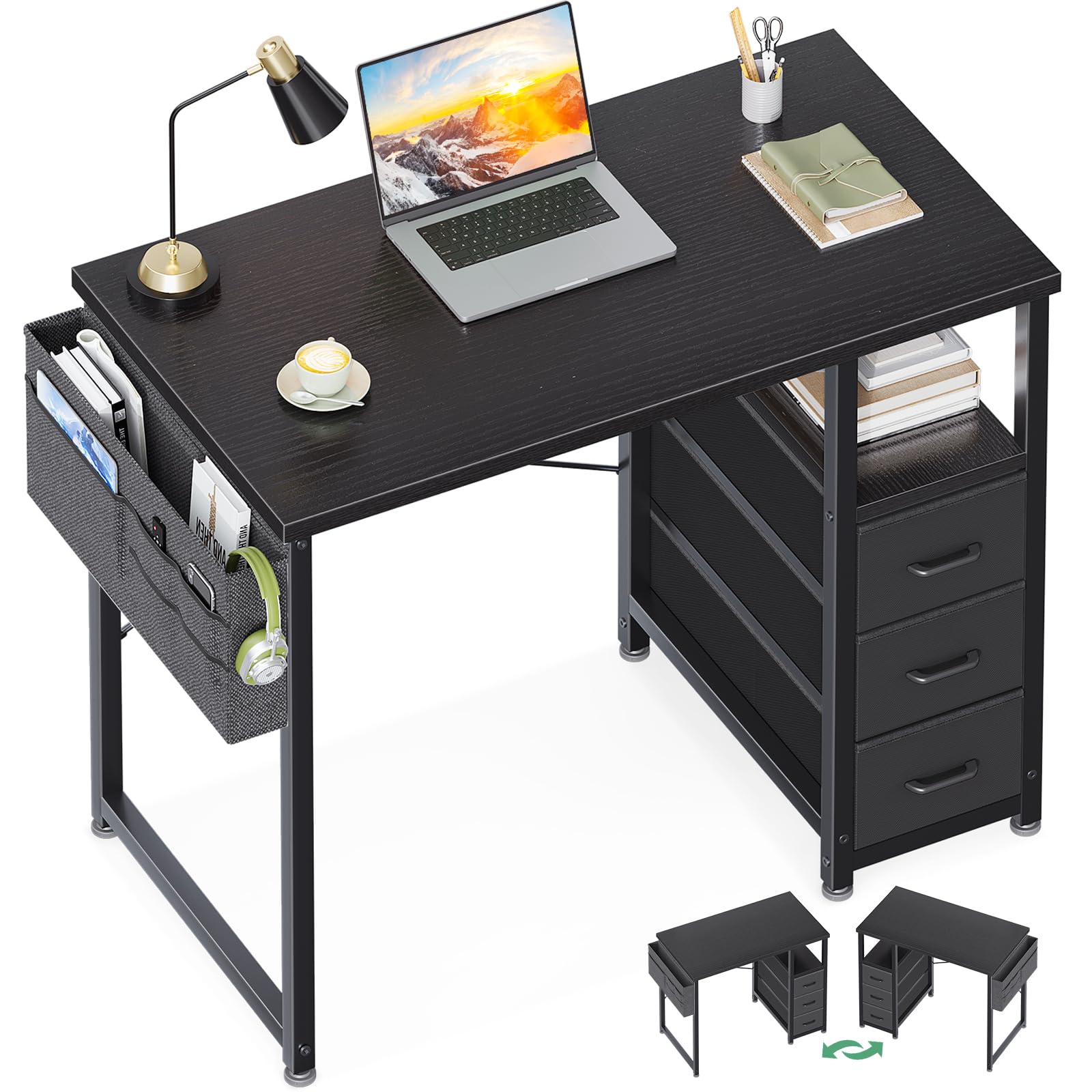 AODK 32 Inch Small Computer Desk