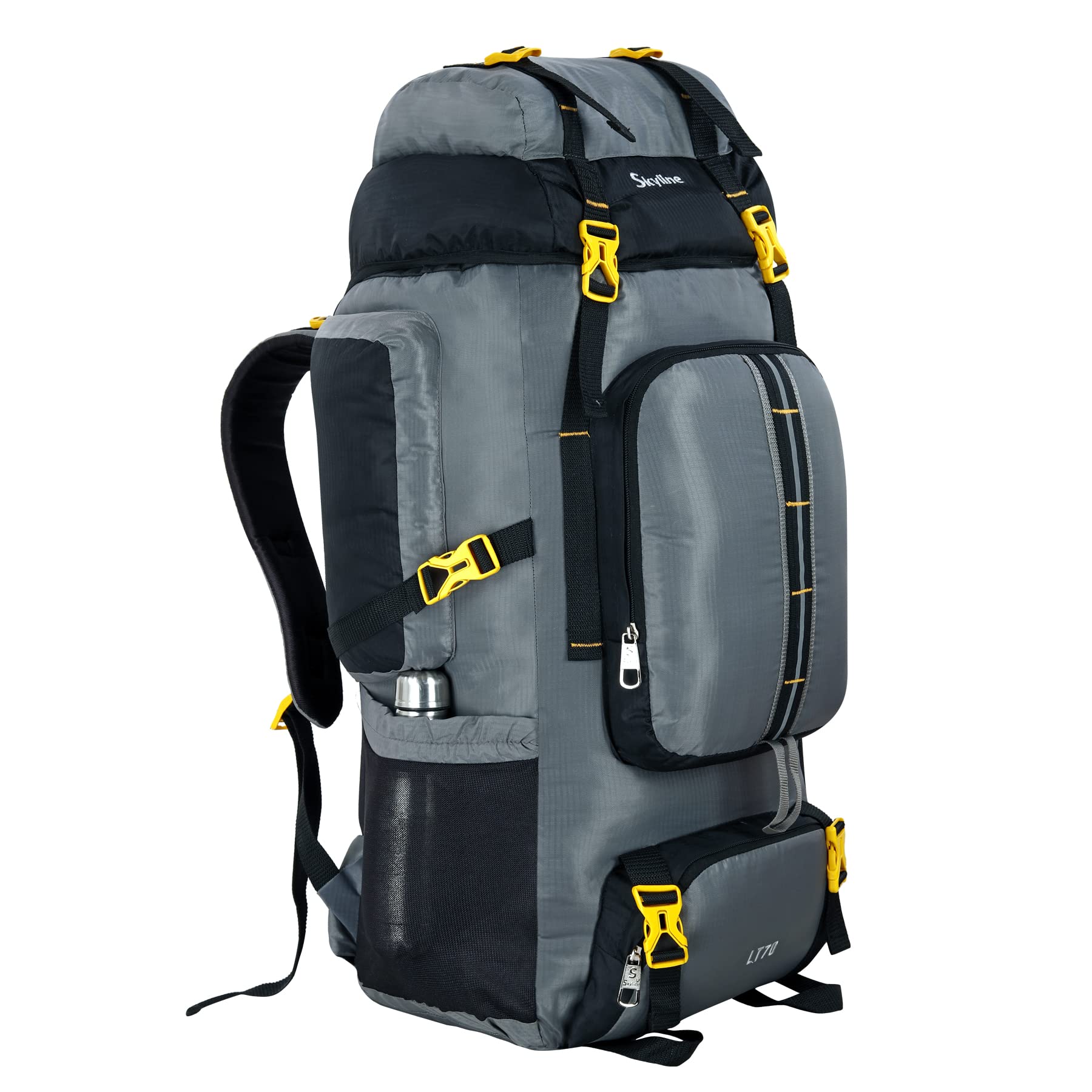 70L TREKKING HIKING TRAVEL BAG PACK RUCKSACK HIKING WATERPROOF OUTDOOR BAG.FOR MEN AND WOMEN-image-5