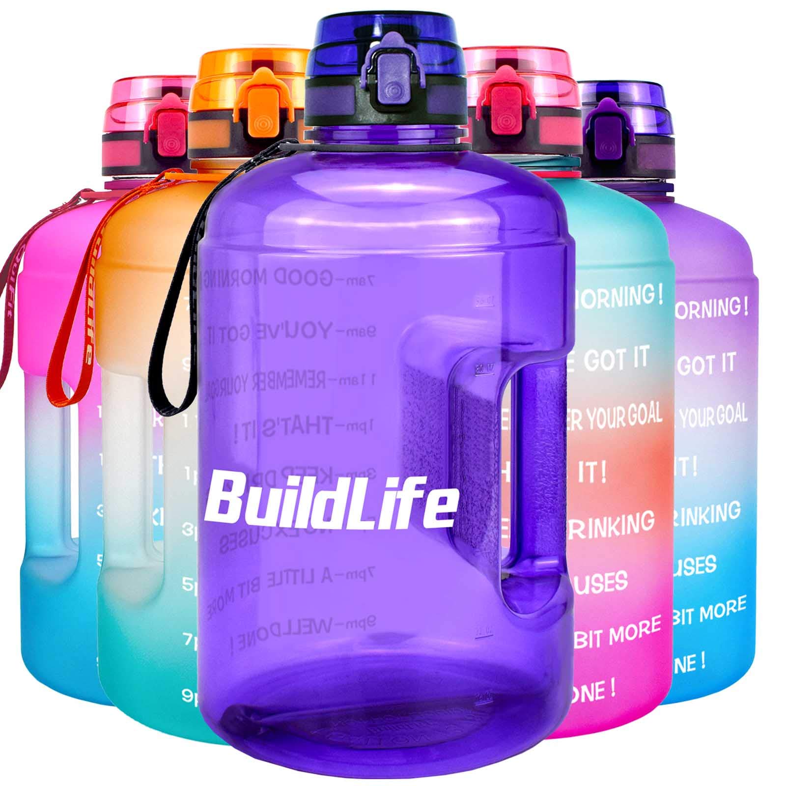 Buy BuildLife Gallon Water Bottles with Times to Drink Gallon Water