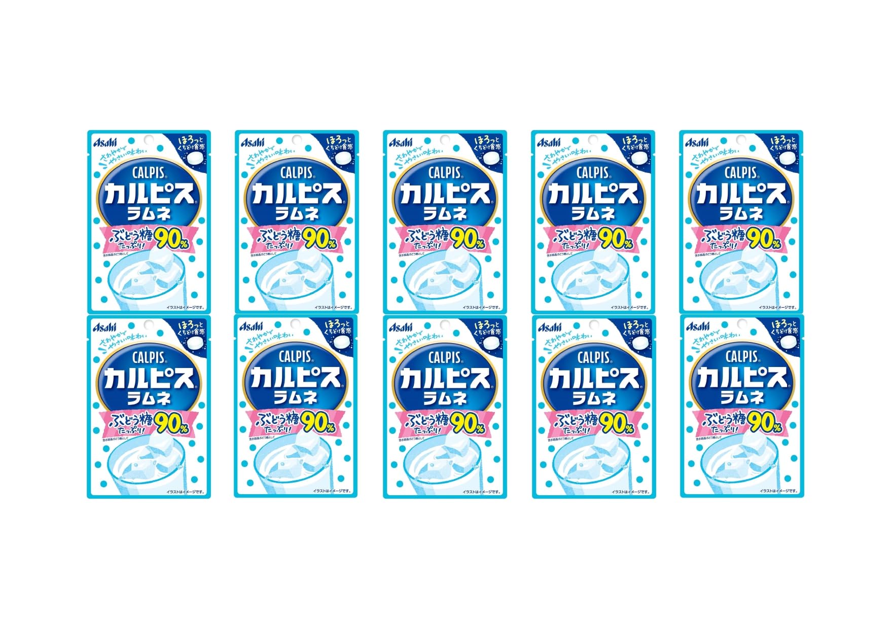 OExアサヒフード　４１Ｇ カルピスラムネ×96個