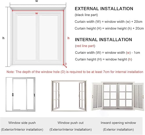 Miniatura 7 de Persianas enrollables de bambú de 17.7-59.1 in de ancho, 60% de filtrado de luz, persianas de bambú para interiores y exteriores, cortinas de