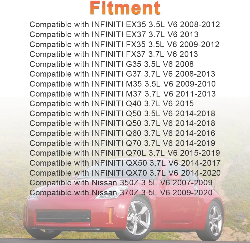 Engine Oil Pan with Drain Plug Compatible with Infiniti EX35 EX37 FX35 FX37 G35 G37 M35 M37 Q40 Q50 Q60 Q70 Q70L QX50 Nissan 350Z 370Z 3.5L 3.7L 2007-2020 Replacement for 11110-JK20C 264-566