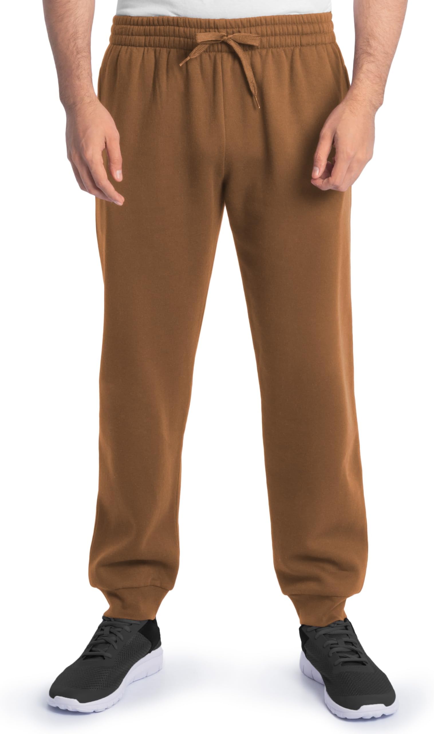 Eversoft Fleece Joggers with Pockets, Relaxed Fit, Moisture Wicking, Breathable, Tapered Sweatpants