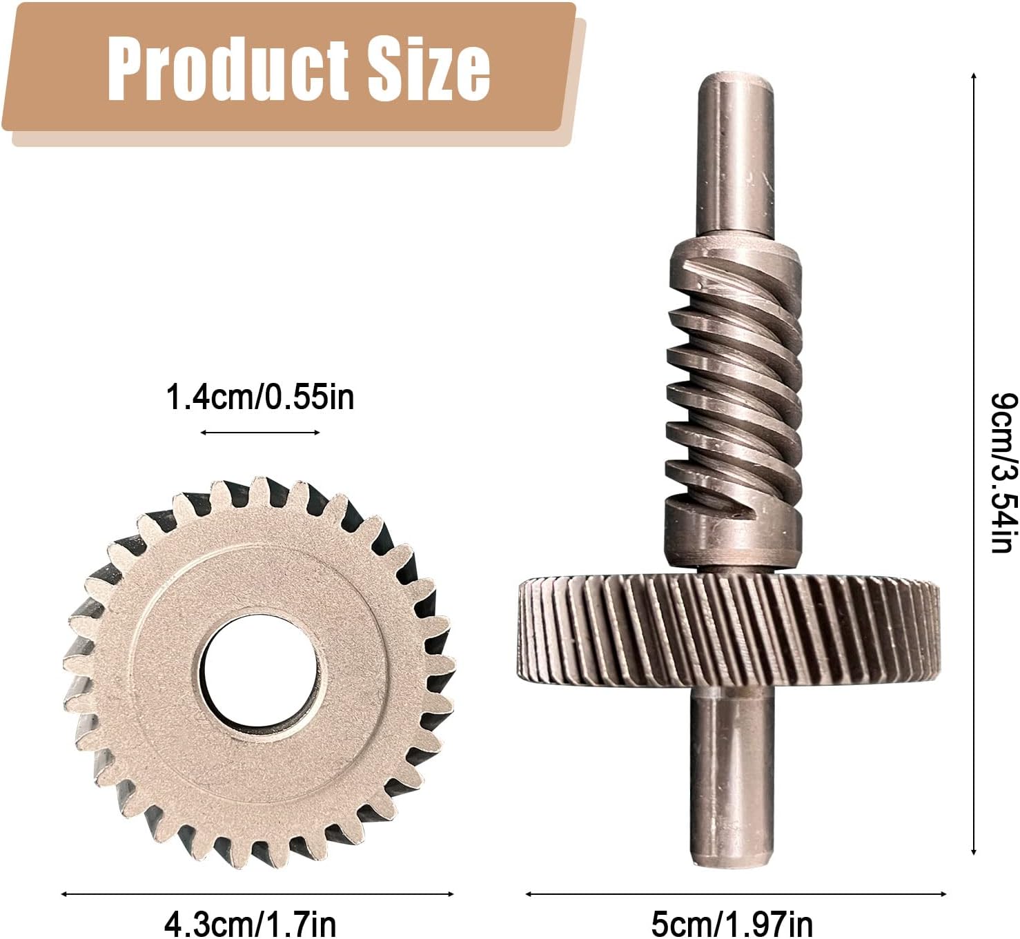 Mixer Gear Replacement Kit Worm Gear Parts for Kitch-enaid Mixer Pir-ipu Worm Gear Parts W11086780 9706529 WP9706529 WP9709231, 9709231 9706770 Mixer Parts & Accessories