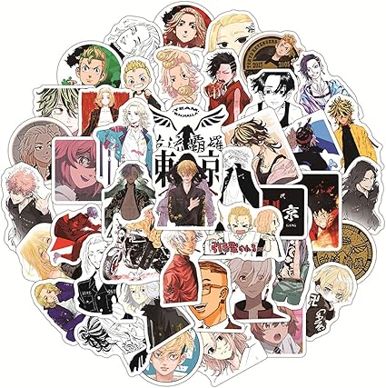 Amazon Co Jp 東京リベンジャーズ ステッカー Pvc 防水シール 可愛い 漫画 キャラクター 人気アニメ 萌えグッズ 東京卍會 佐野万次郎 龍宮寺堅 三ツ谷隆 場地圭介 松野 千冬 羽宮 一虎 花垣武道 かわいい 手帳テープ 自転車 ヘルメット パソコン ギター 携帯 ノート