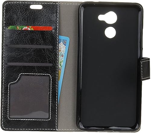 COVO Custodia Similpelle Wallet Cover per Vodafone Smart con Staffa Funzione Nero COVO Custodia Similpelle Wallet Cover per Vodafone Smart con Staffa Funzione Nero