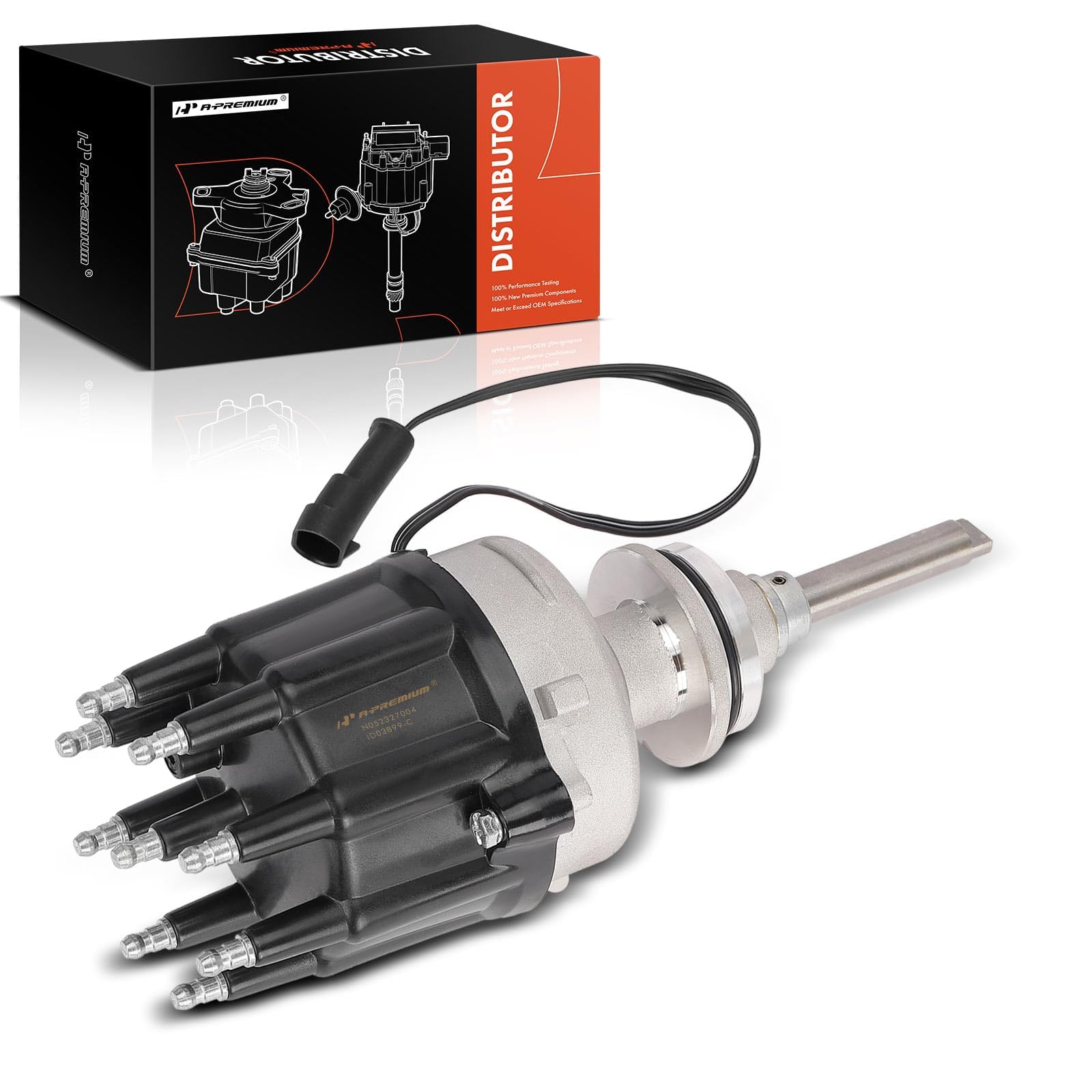 Ignition Distributor with Cap and Rotor Compatible with Jeep Grand Cherokee, Grand Wagoneer & Dodge Ram 1500/2500/3500, Dakota, B150, B1500, B250, B2500, B350, B3500, D350, Ramcharger, W150