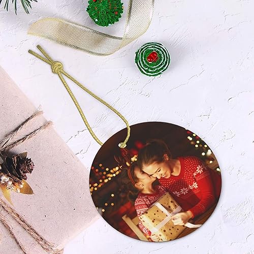 Miniatura 4 de Adornos de Navidad personalizados de cerámica, nuestro primer árbol de Navidad colgante 2023, decoración de regalo para Navidad, regalo