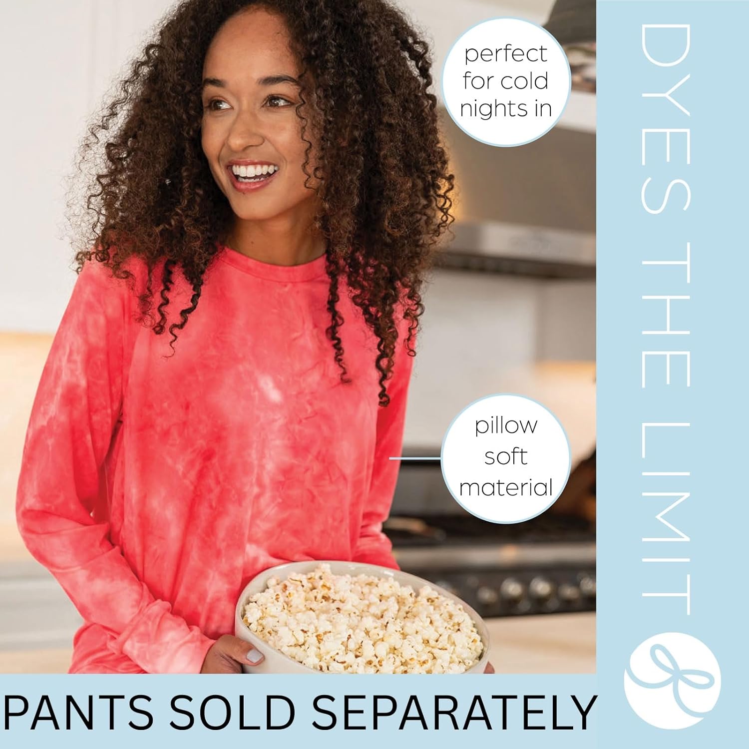 Hello Mello Dyes The Limit Lounge Long Sleeve Pajama Top - Image 6