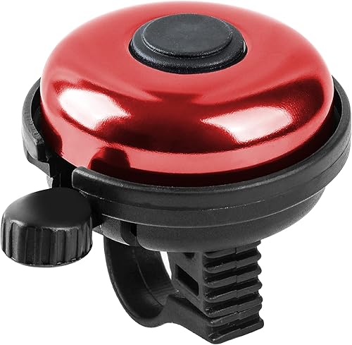 Miniatura 8 de Campana de bicicleta clásica, campana de bicicleta de aluminio, sonido nítido y claro para bicicleta para adultos y niños