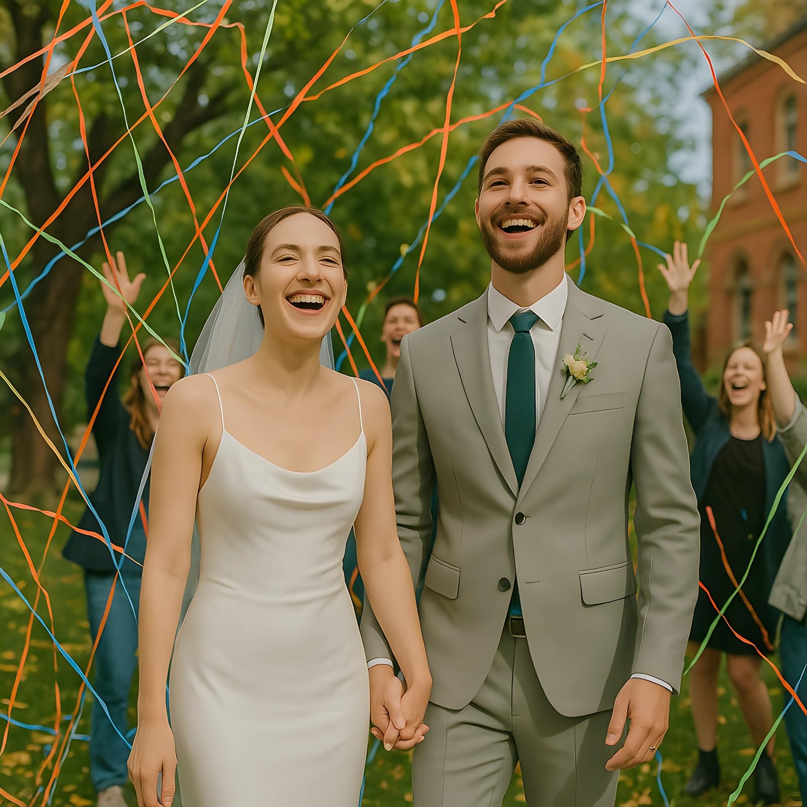25 Stk. Konfetti-Streamer für Hochzeiten und Partys, bunte Popper im Ballonstil, leicht zu verwenden, saubere Deko ohne Rückstände, ideal für Events, Fotos und besondere Anlässe