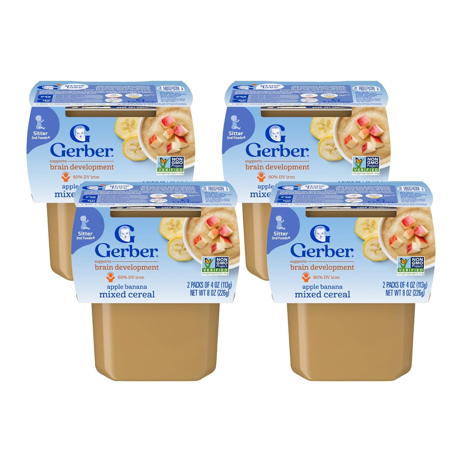 Gerber Baby Food, 2nd Foods (Pear Cinnamon Oatmeal)
