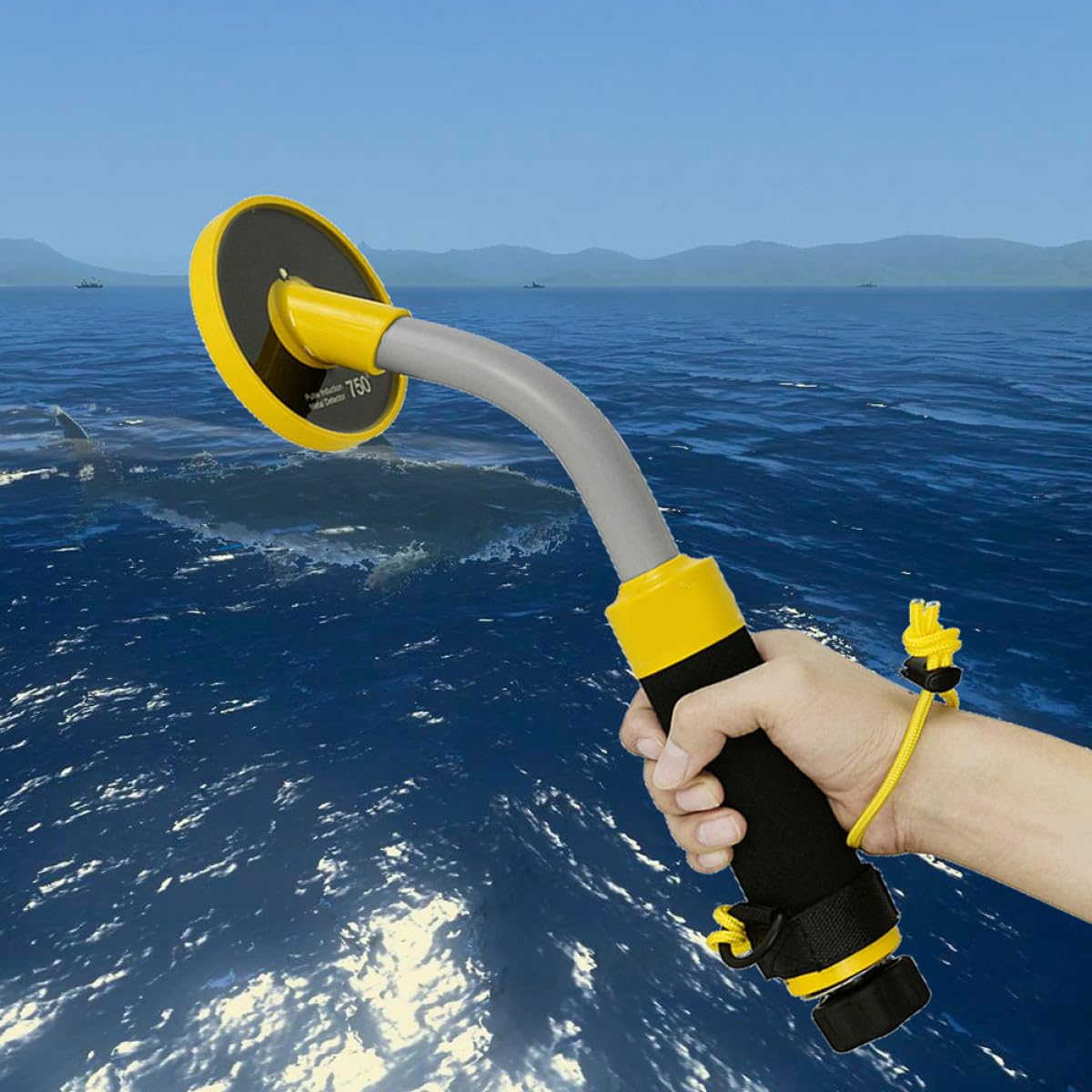 YARNOW Rilevatore di Metalli Subacqueo Pi-iking 750 Tecnologia Pulse Induction, e Portata di 10m, per Caccia in Acqua Salata e Terreni Vari