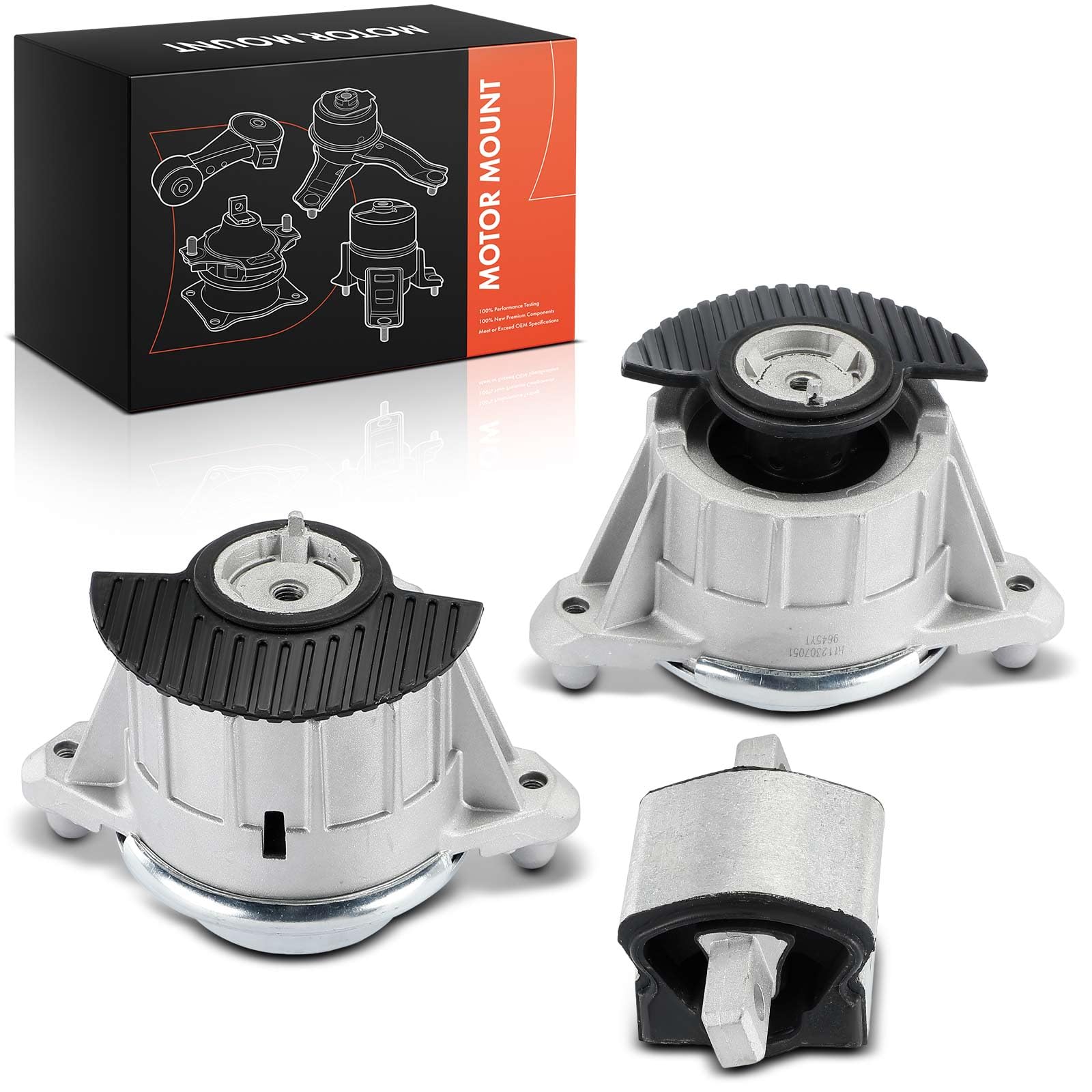 Frankberg Kit supporti motore supporto cambio anteriore 9645 | Compatibile con: Classe E Cabriolet A207, Classe E W212, Classe E Coupé C207, Classe C W204, Classe C Modello T S204