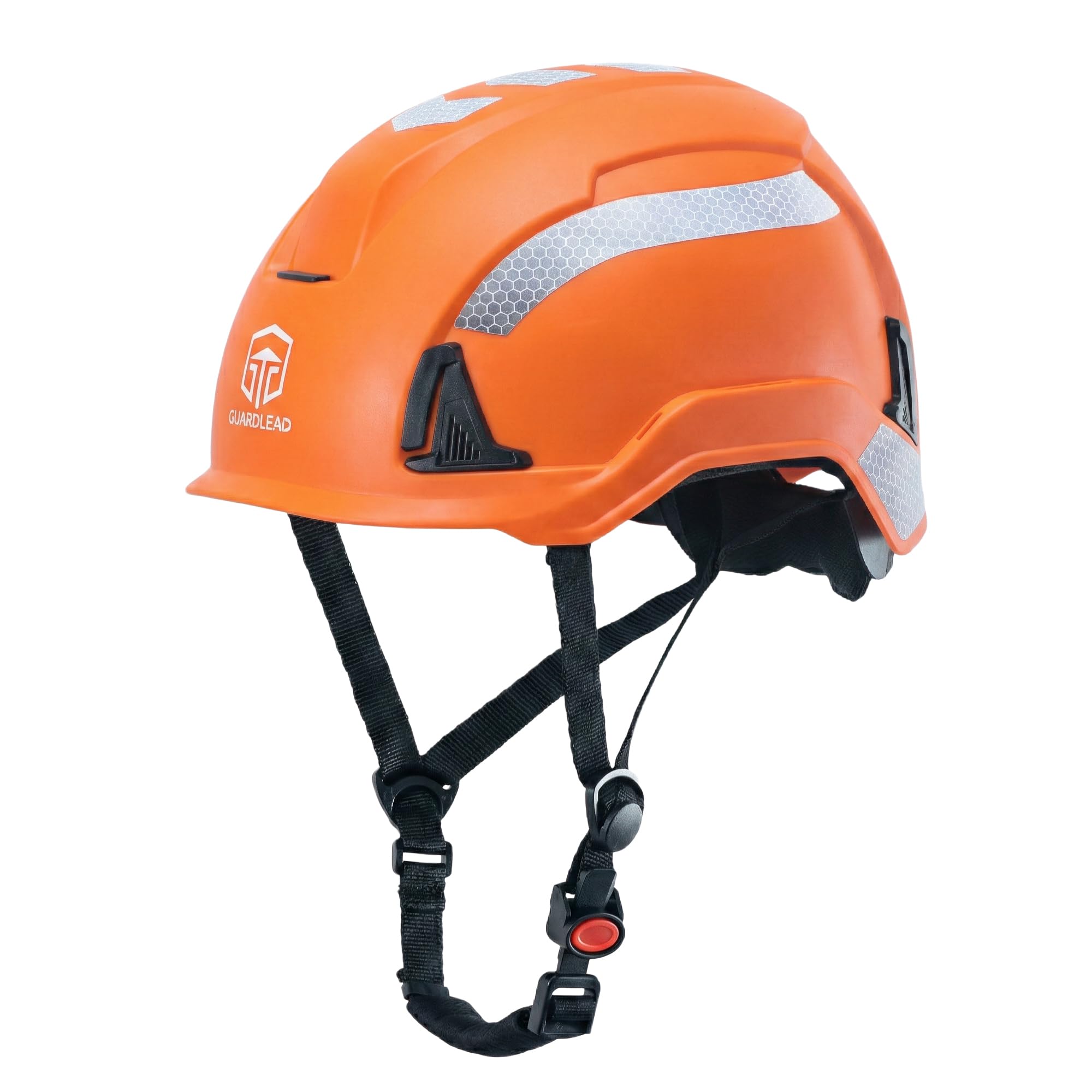 Casco de seguridad | Certificado EN 50365:2023 y EN 397:2025 | Casco de trabajo ABS con suspensión de 4 puntos y tiras reflectantes | Ideal para construcción, trabajo en altura y trabajos eléctricos