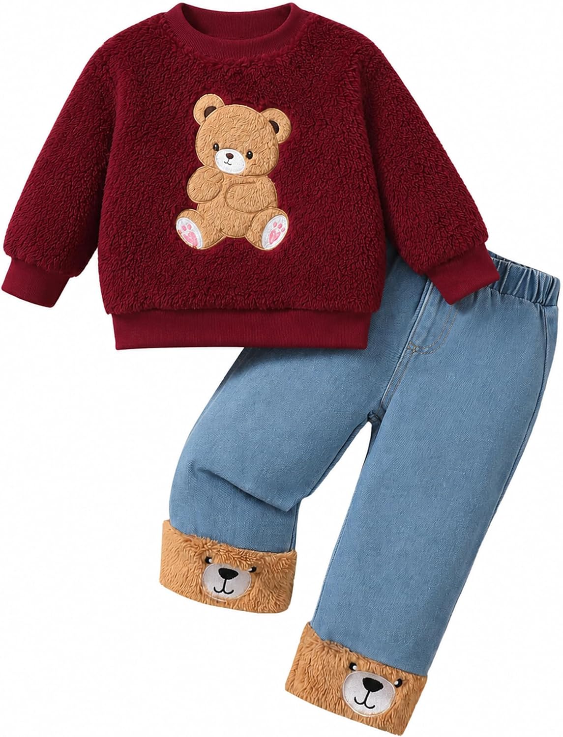 Jecson Toddler Girl Outfits Toddler Girl Clothes 2 Piece Set Fall 18M-5T