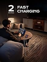 Vista 7 de LISEN Cable USB C a USB C de 240 W de carga rápida, cables de seguridad para computadora tipo C, cable de carga rápida tipo C para iPhone 17 16