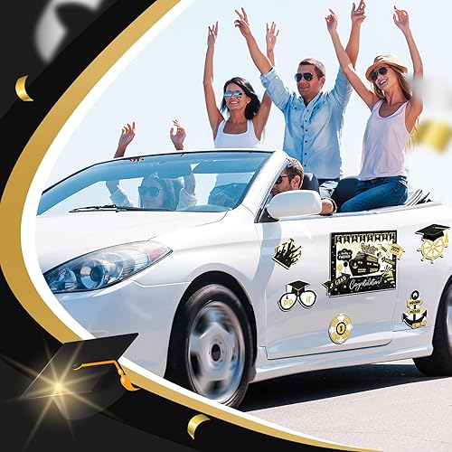 Miniatura 7 de Copkim 6 piezas de decoración magnética para puerta de crucero de graduación, decoración de crucero, imanes de puerta de crucero para automóvil,