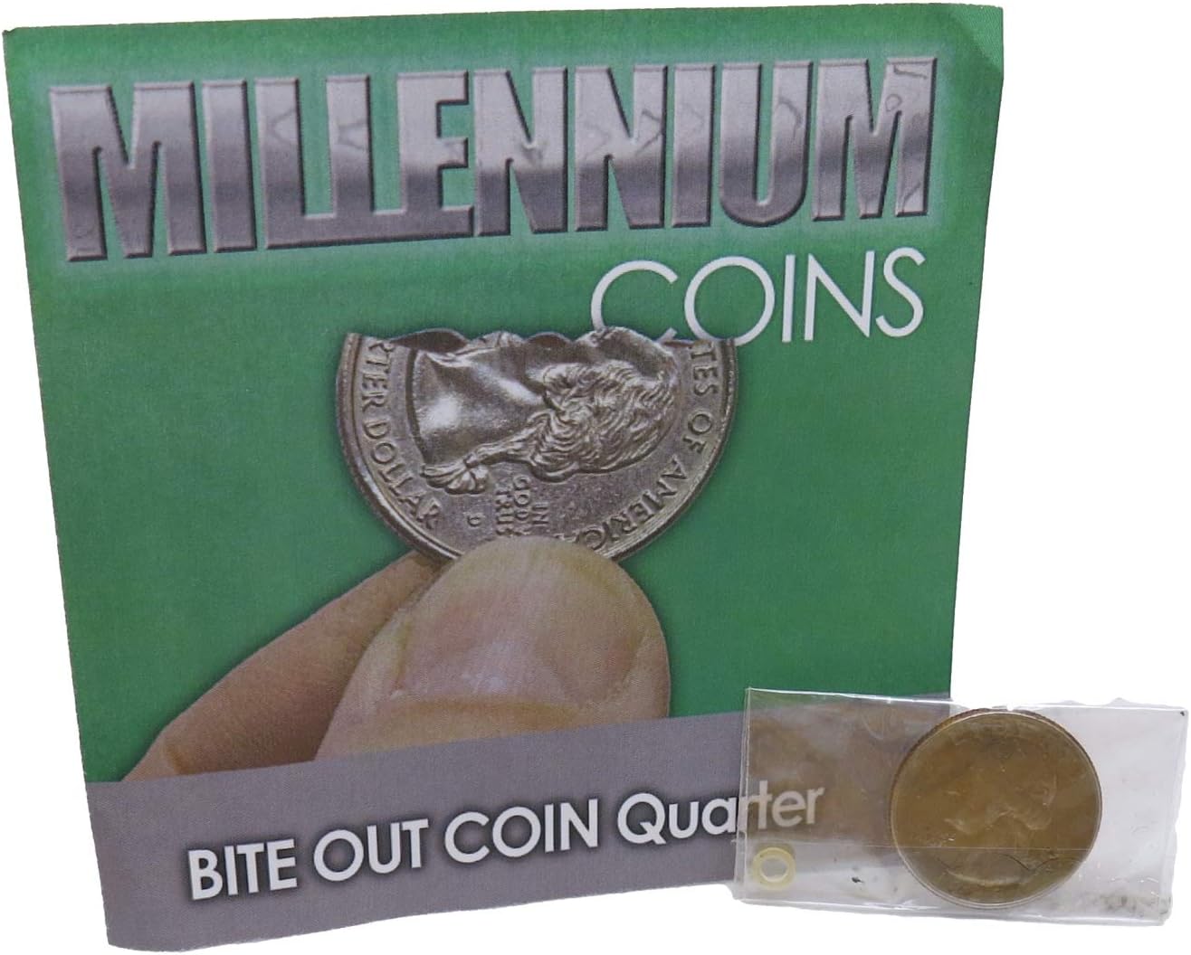 Millennium Coins Bite Out Quarter by E-Z Magic
