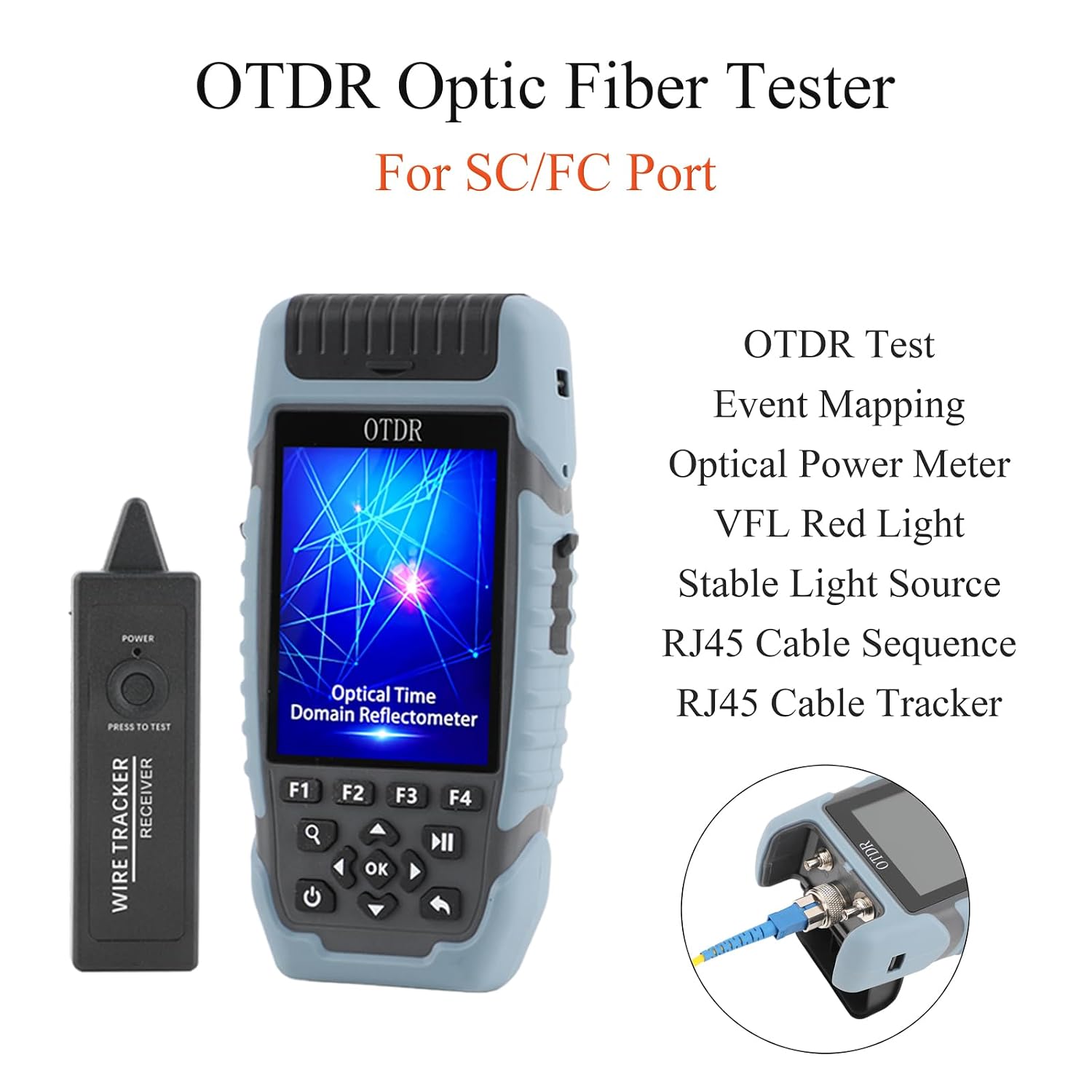 A-5 Fiber Optic Fusion Splicer Kit Automatic Splicing Heating Machine- 7s Splicing, 15s Heating for FTTH Projects (Kit E)
