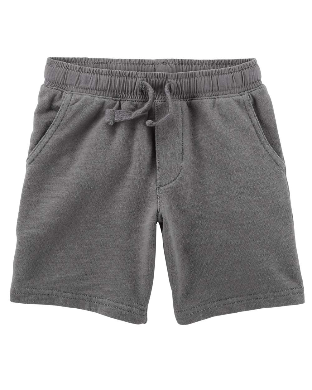 Carter's Baby Boys' Easy Pull-On Knit Shorts, Gray, 3 Months