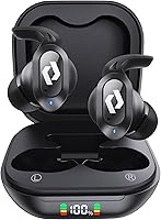 Vista 1 de Auriculares inalámbricos Bluetooth, estuche de carga inalámbrica, auriculares impermeables con micrófono integrado, graves estéreo, reproducción