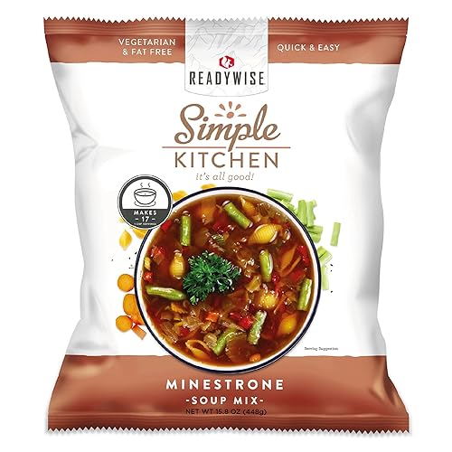 Vista 50 de READYWISE - Cocina simple, macarrones y queso, 16 porciones por paquete, MRE, vegetariano, senderismo, artículos esenciales de campamento