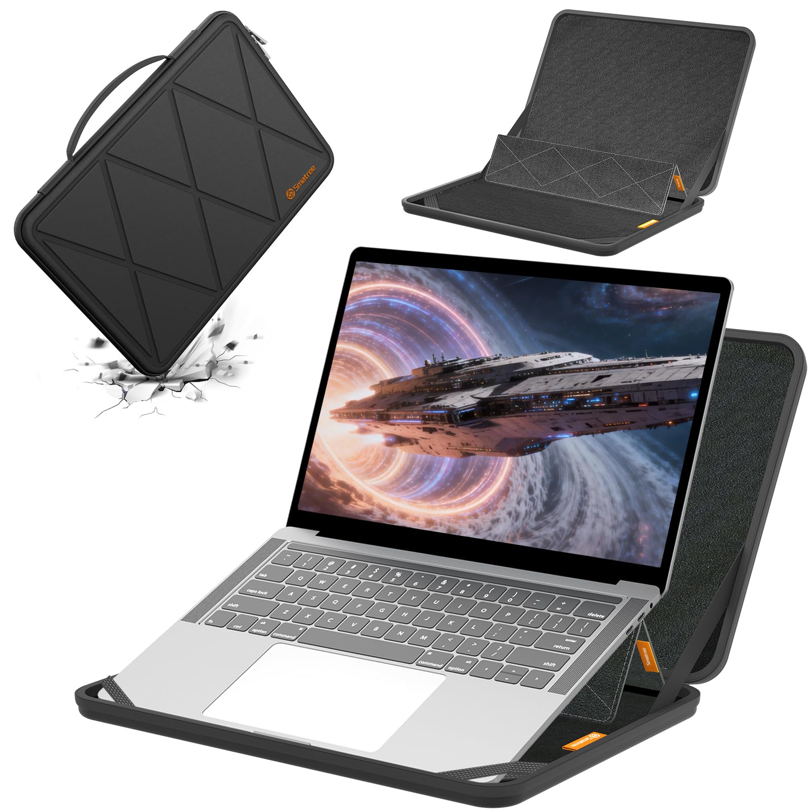 Smatree MS75T Twarda osłona 15,6 cali Etui na laptopa pasujące do DELL XPS 15, dla Precision 5570 Workstation