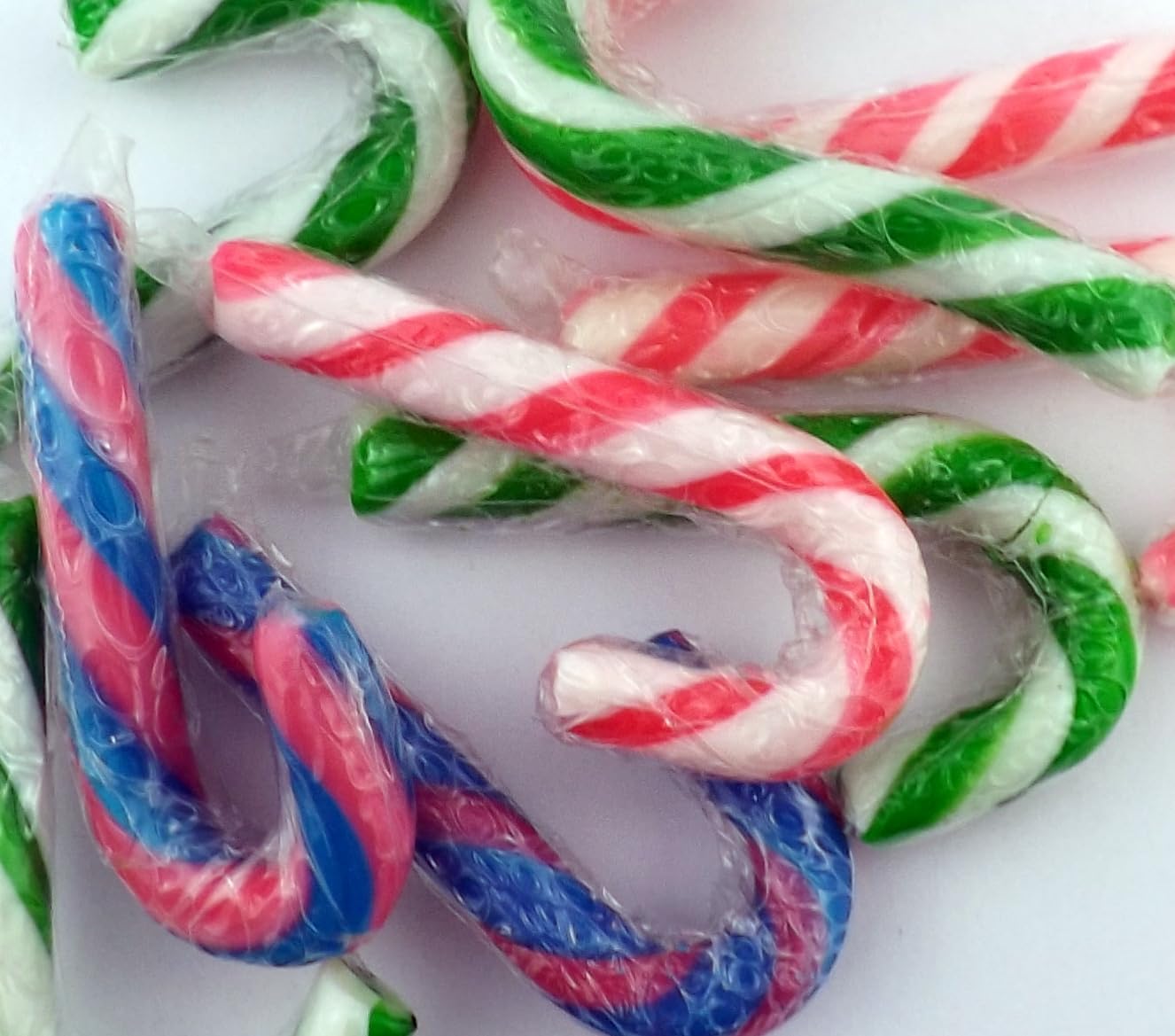 Christmas mini candy canes chocolate santa coins and chocolate balls