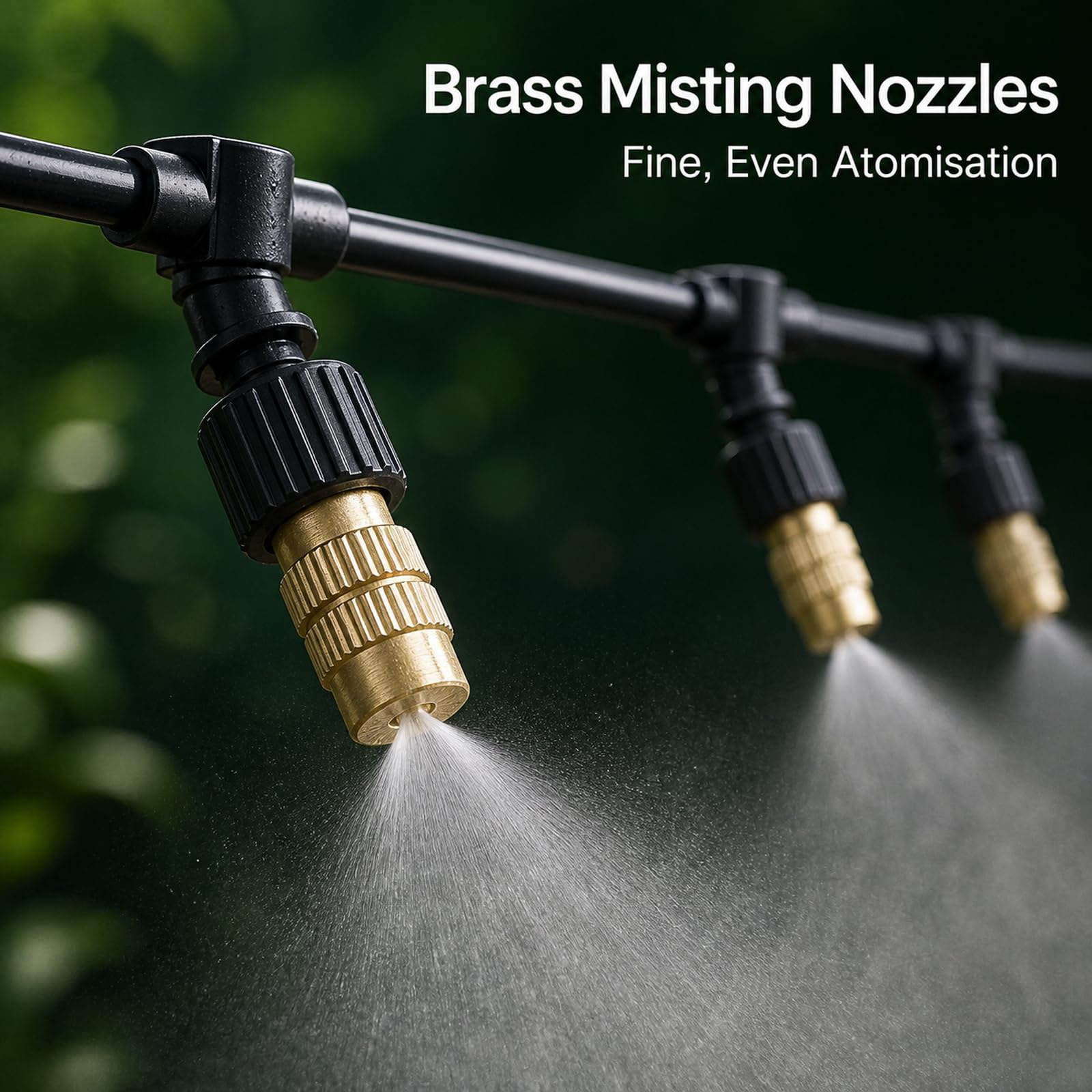 Kit Irrigazione A Goccia,Nebulizzatore per Terrazza Esterno,Kit Irrigazione Goccia Giardino,Wear-Resistant,Suitable for Gardens,Greenhouses,Balconies,And Vegetable Gardens