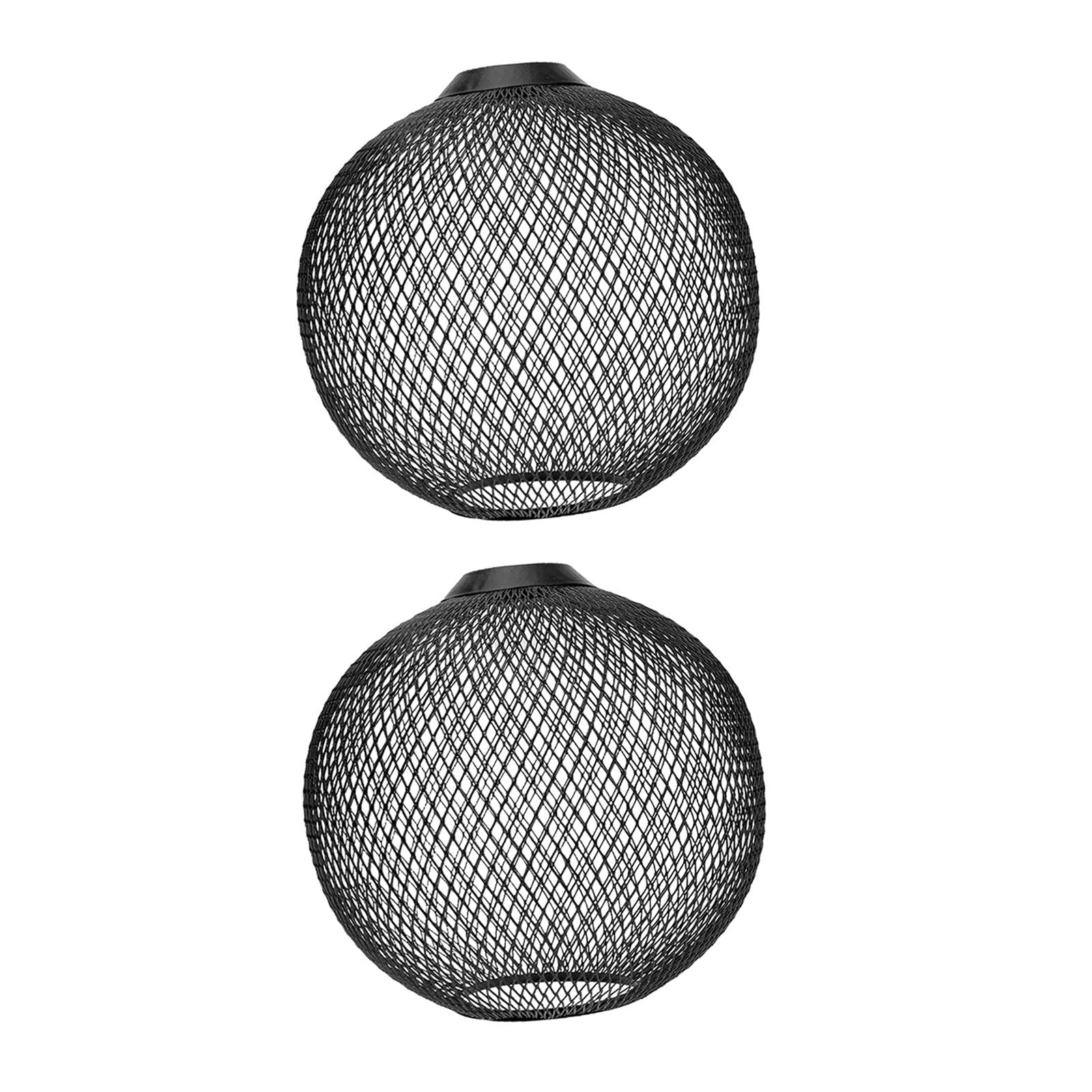 HEAVENGLOW Metal Pendant Lamp Shade Cover for Restaurant Kitchen Bedroom Black-image-26