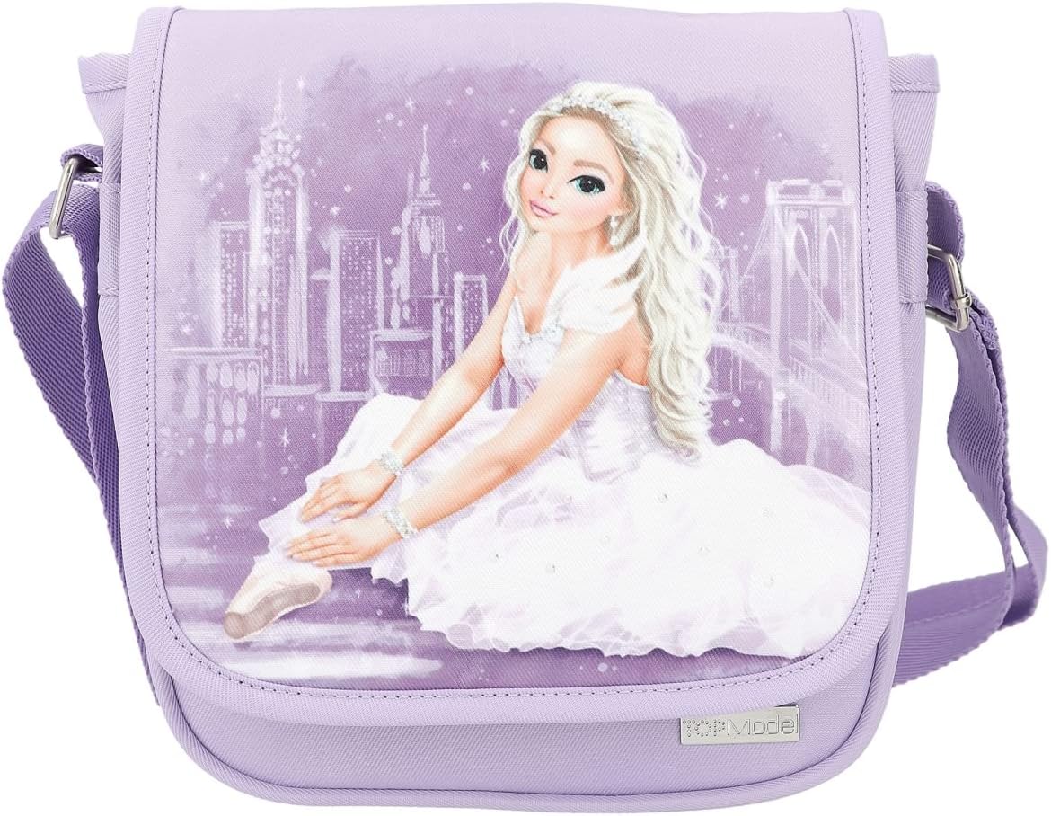 Depesche Miss Melody Sundown Borsa A Tracolla Rosa Per Bambine - Con Motivo Cavallo E Dettagli Dorati, Tasca Interna Con Cerniera E Tracolla Regolabile - 3