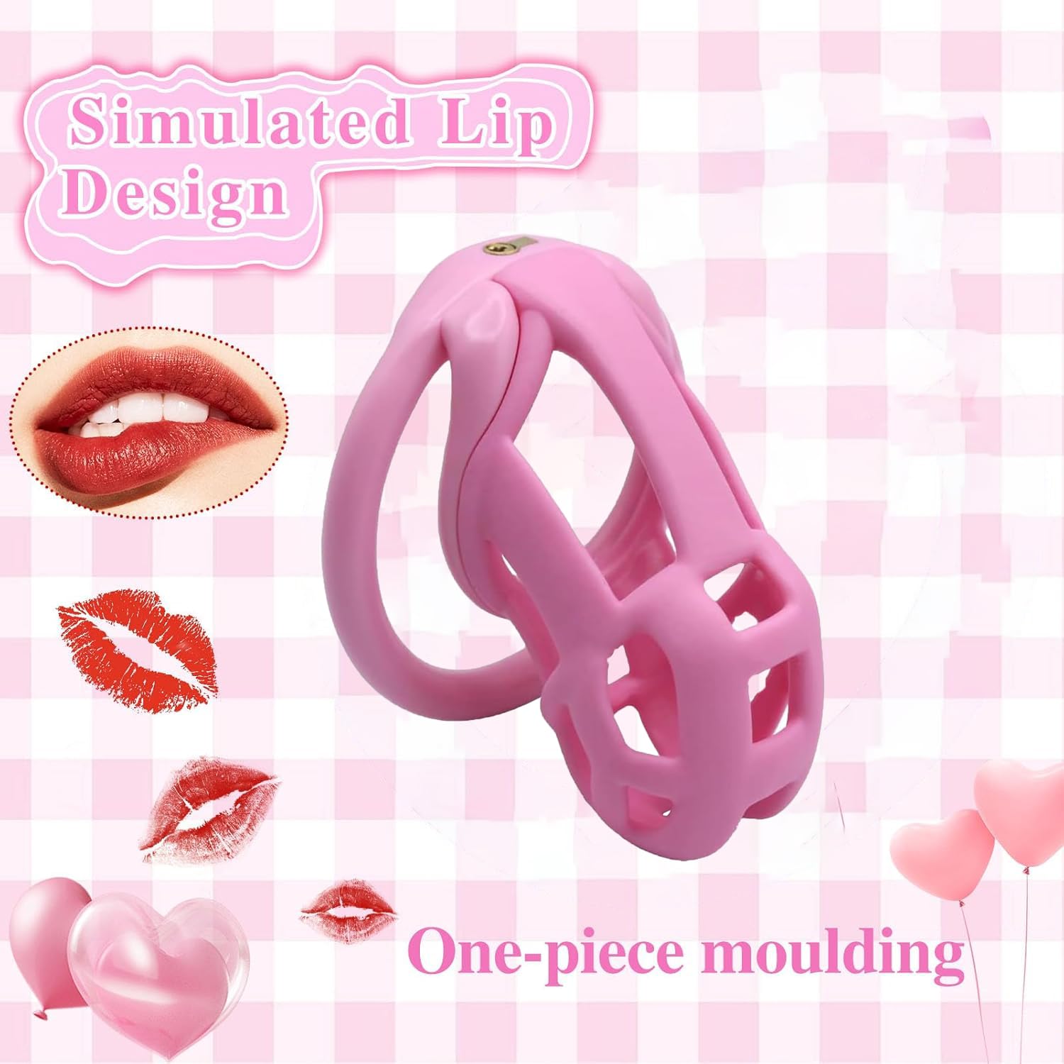 Sissy De Castidad Hombre Chastity Cage Male Sexuales Para Sexo Pareja Jaula Para El Pene Juguetes Eróticos Para Adultos (Bent Ring,Small)