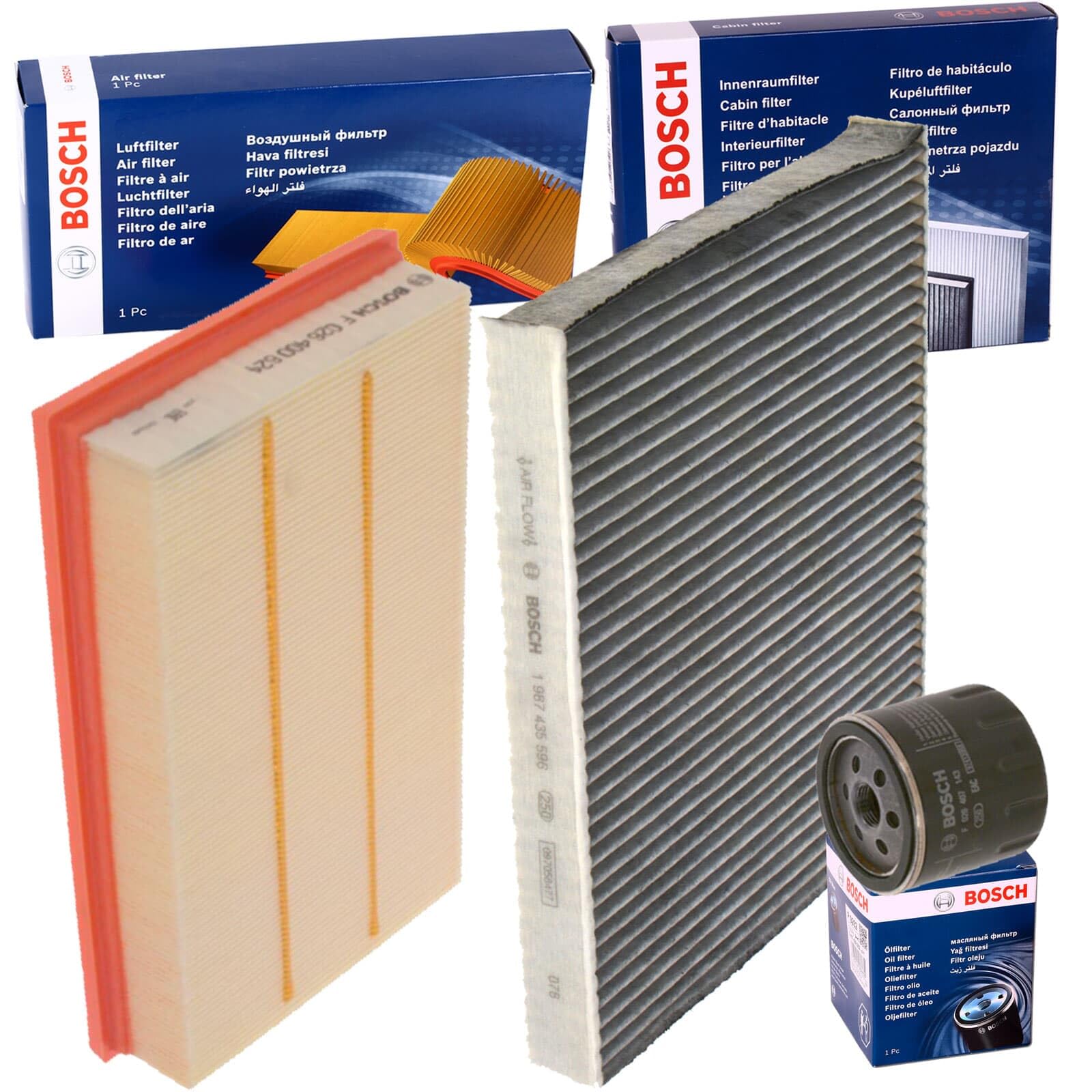 Filter Inspektionspaket | F026400624(LX4398/1)+1987435596(LAK816)+F026407143 passend für A1 Gb Polo 6 Taigo Kamiq Scala