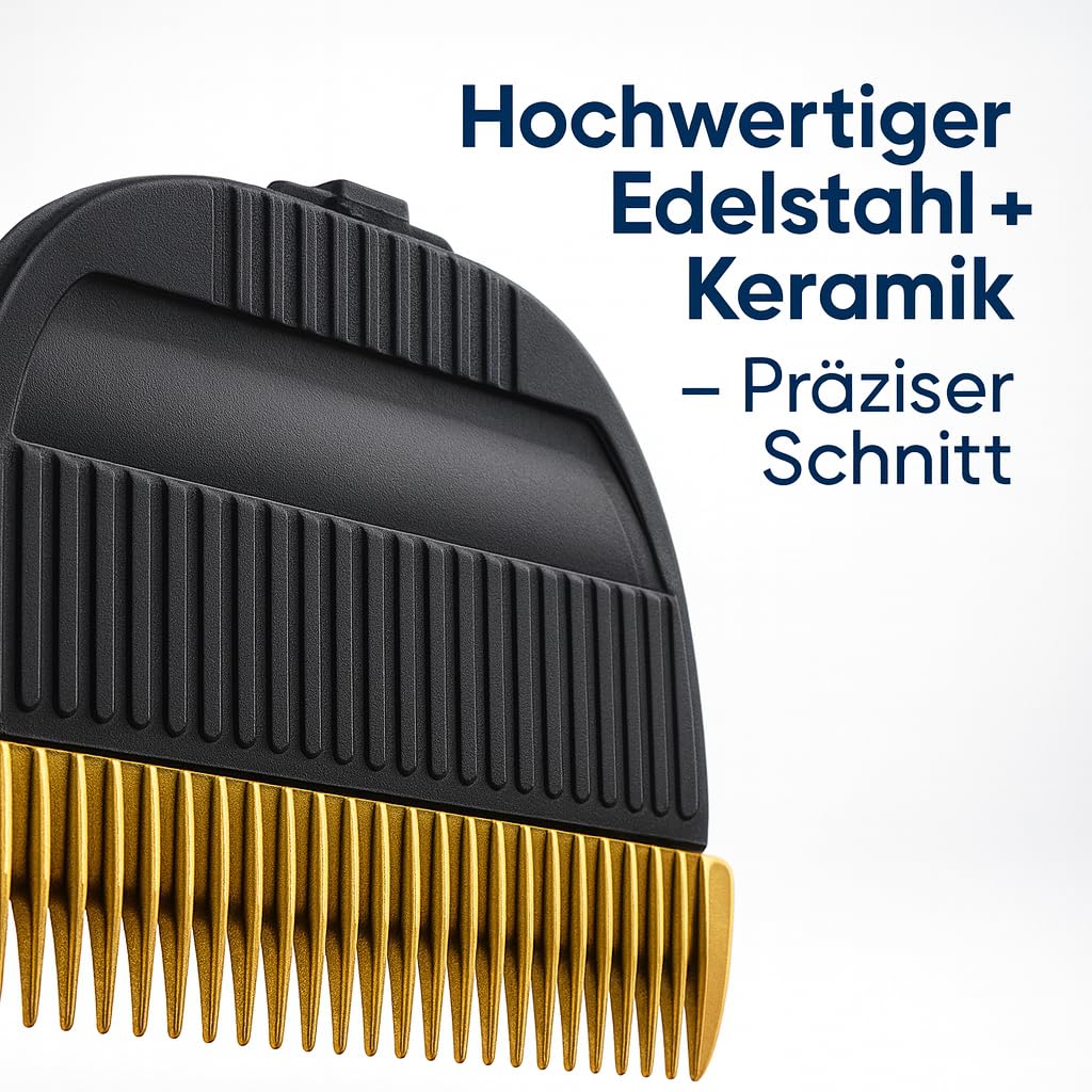 Ersatz Schneidekopf Kompatibel mit WER9902 ER-GP80, ER1611, ER1512, ER1511, ER1510 Haarschneider – Präzise Ersatzklingen aus Keramik & Edelstahl