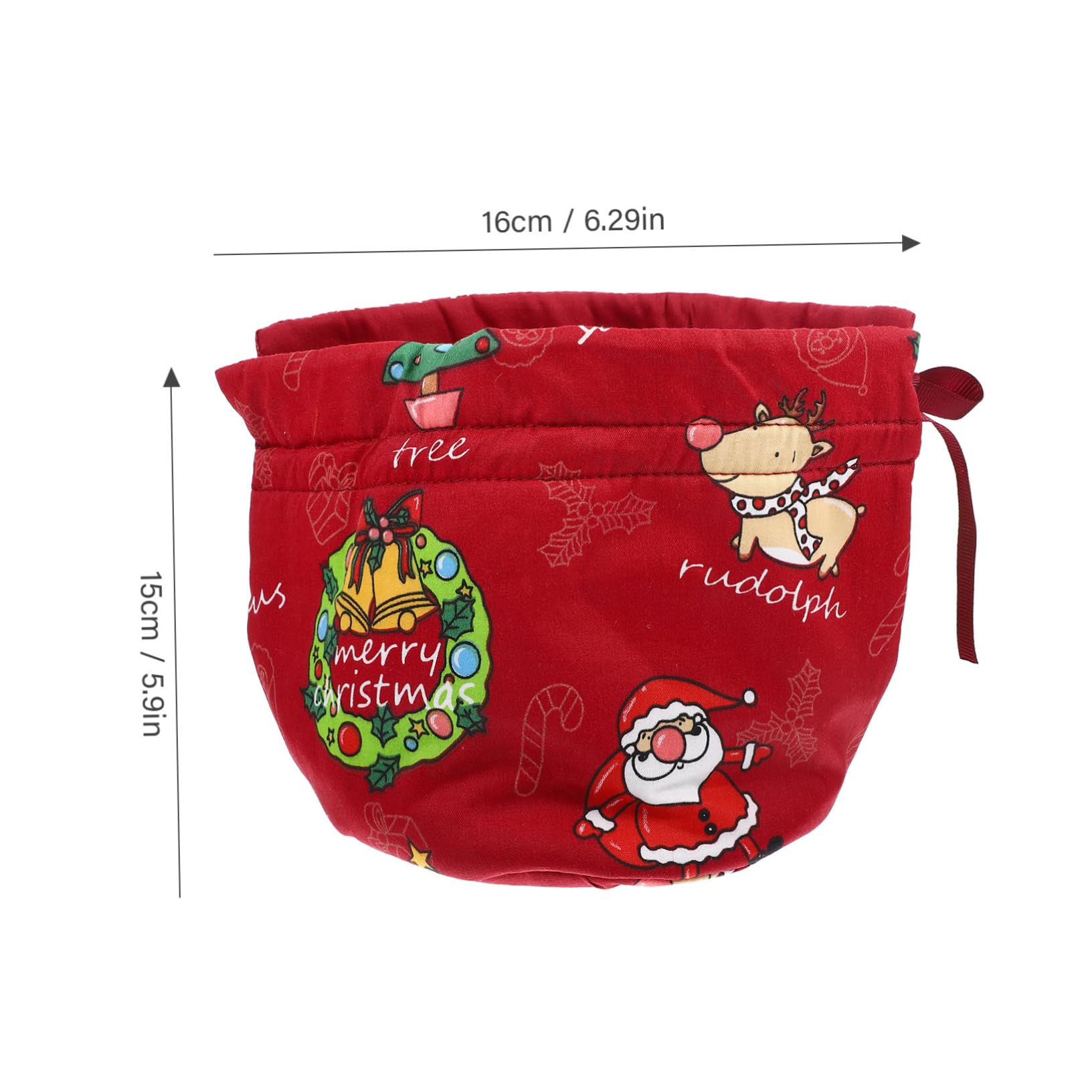 VOSAREA Xmas Style Teapot Covering Reusable and Insulated Tea Cozy for Teapots Cartoon Printed Design for Thermal and Dust Prevention for Holiday Use