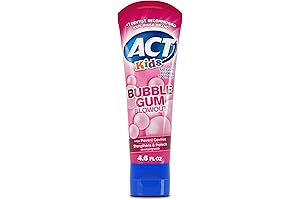 ACT Kids Anticavity Fluoride Toothpaste 4.6 oz. Bubble Gum Blowout