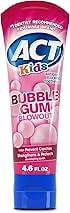 ACT Kids Anticavity Fluoride Toothpaste 4.6 oz. Bubble Gum Blowout
